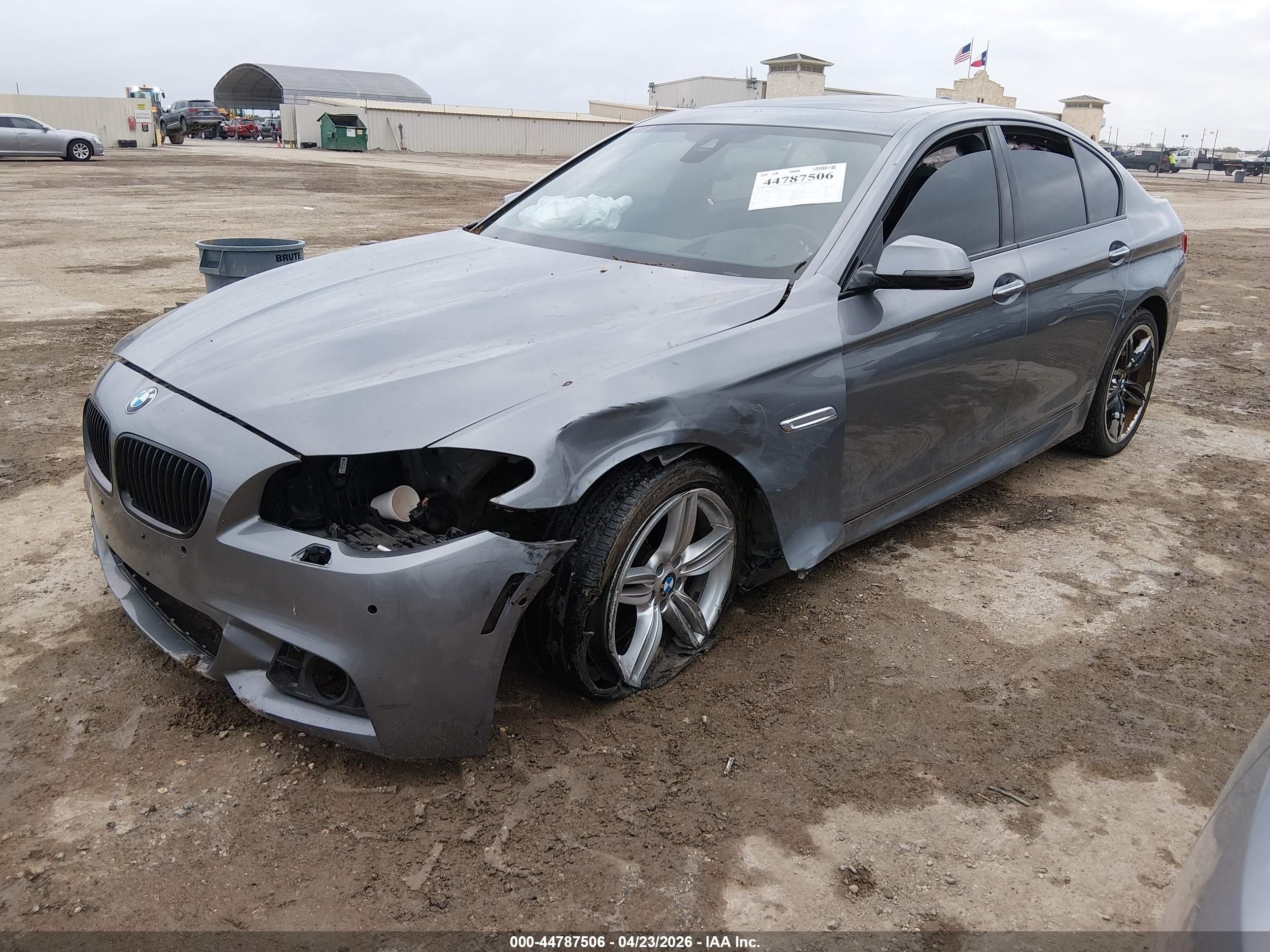 2015 Bmw 550i Xdrive Silver vin: WBAKP9C57FD979465