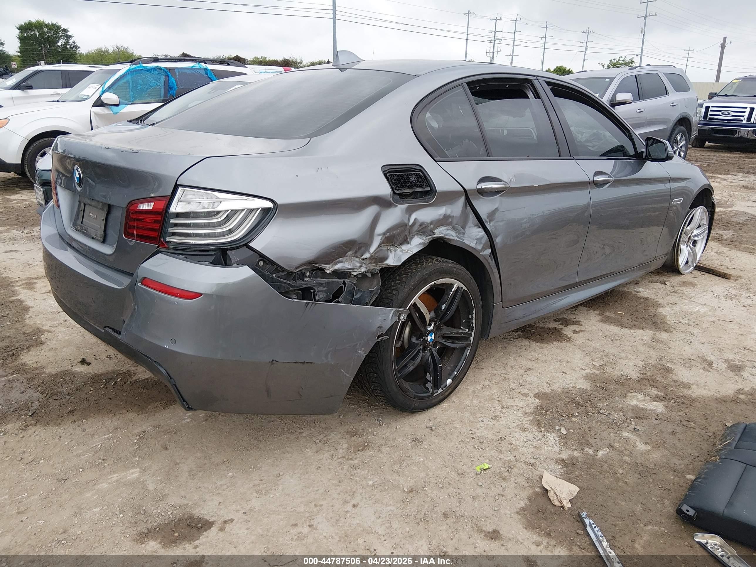 2015 Bmw 550i Xdrive Silver vin: WBAKP9C57FD979465