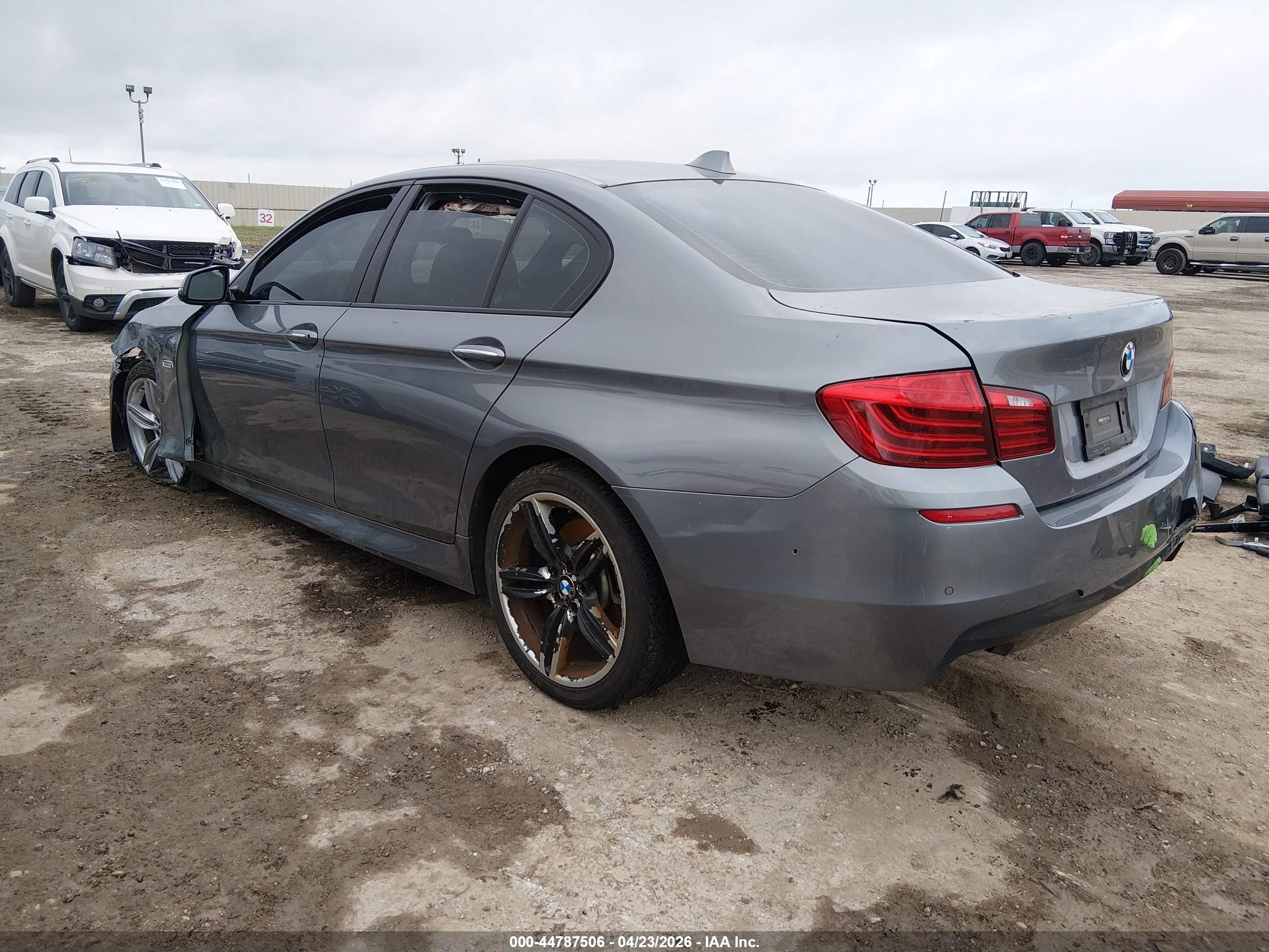 2015 Bmw 550i Xdrive Silver vin: WBAKP9C57FD979465