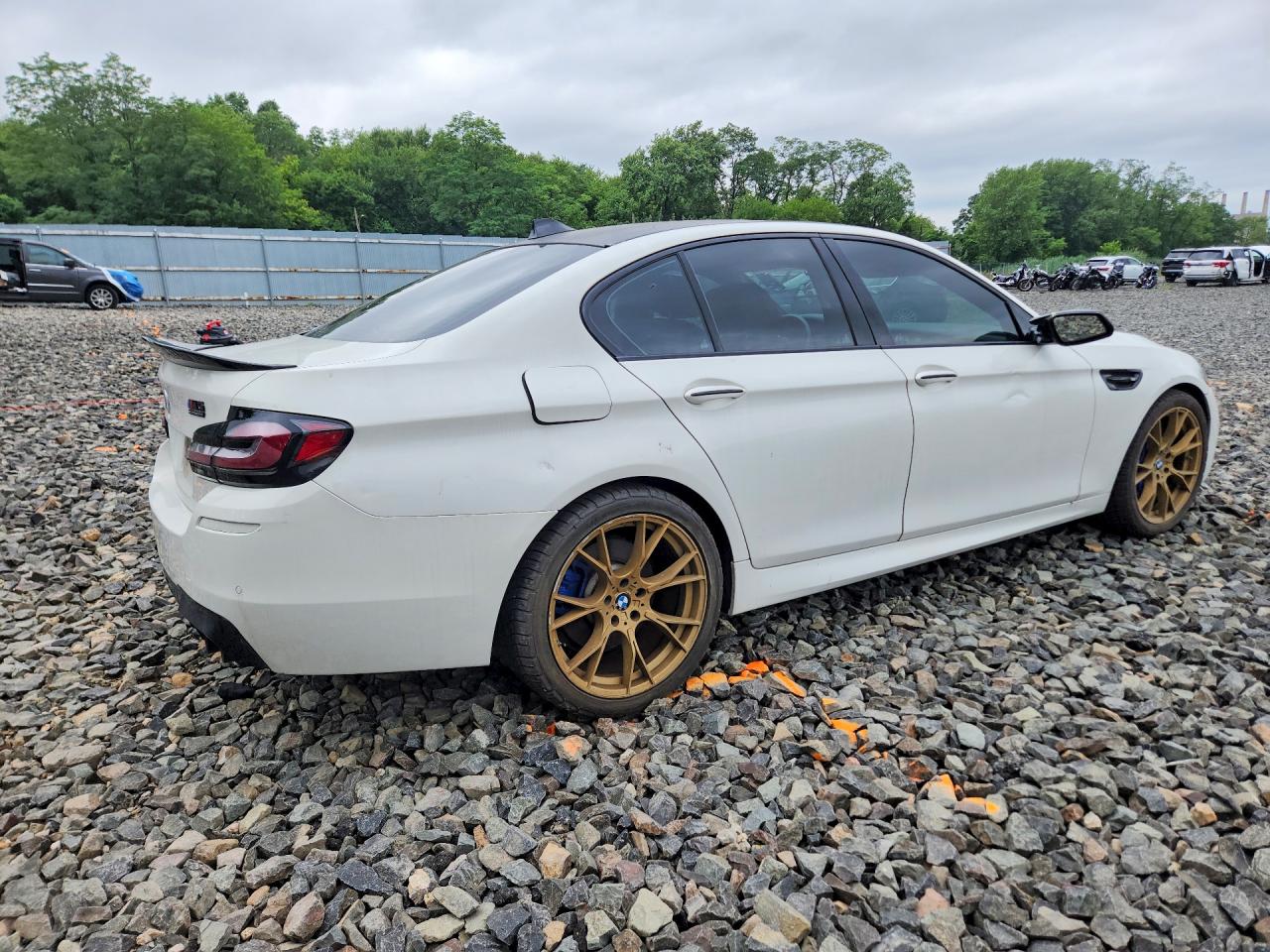 2014 Bmw 550 Xi White vin: WBAKP9C59ED693292