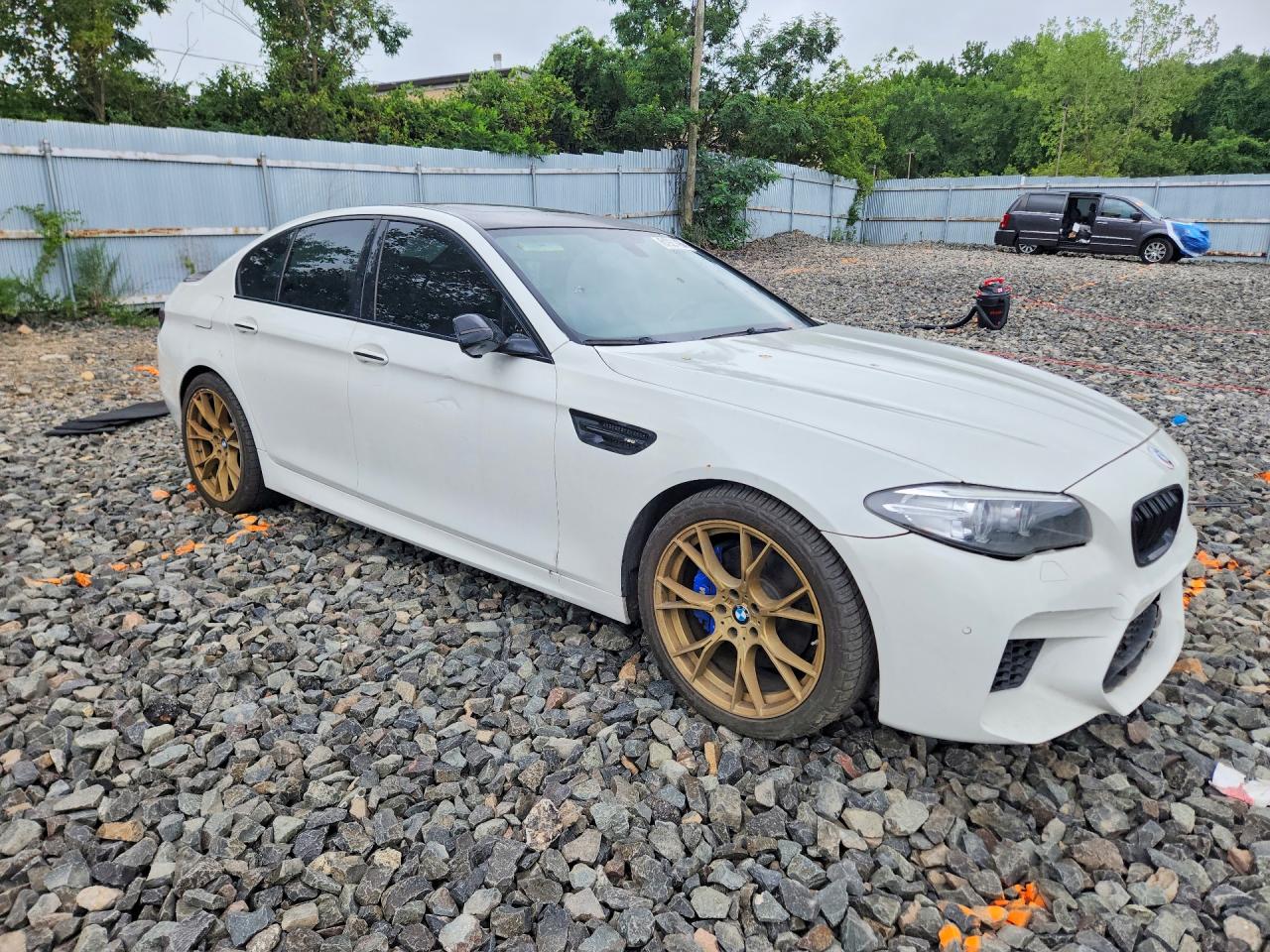 2014 Bmw 550 Xi White vin: WBAKP9C59ED693292