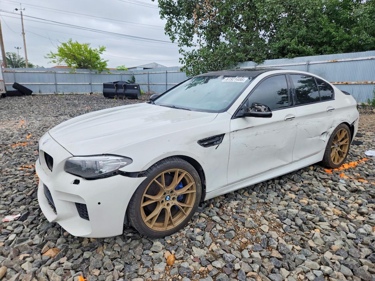 2014 Bmw 550 Xi White vin: WBAKP9C59ED693292