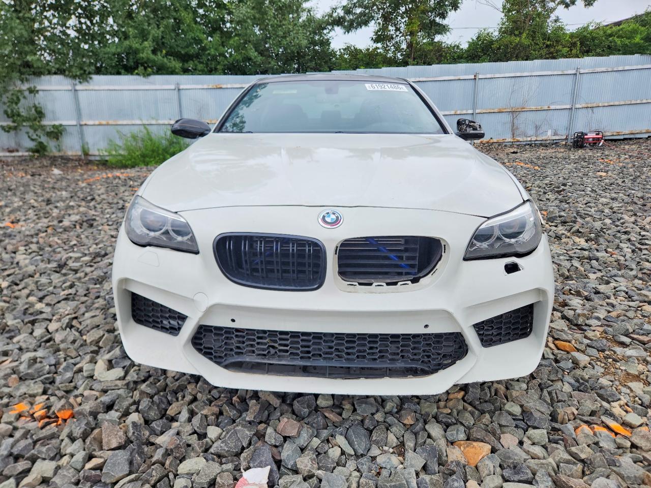 2014 Bmw 550 Xi White vin: WBAKP9C59ED693292