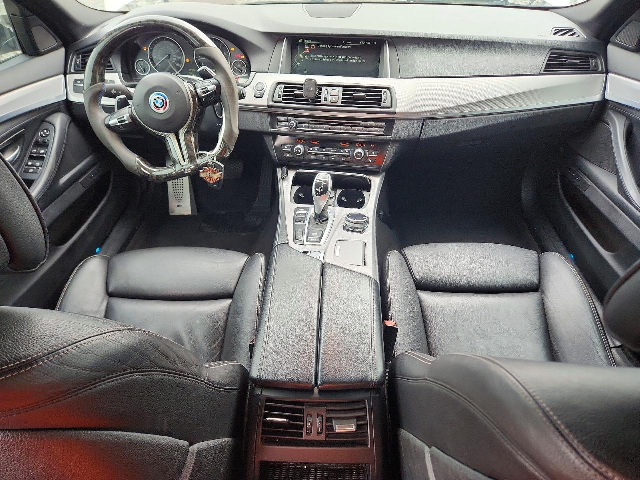 2014 Bmw 550 Xi White vin: WBAKP9C59ED693292