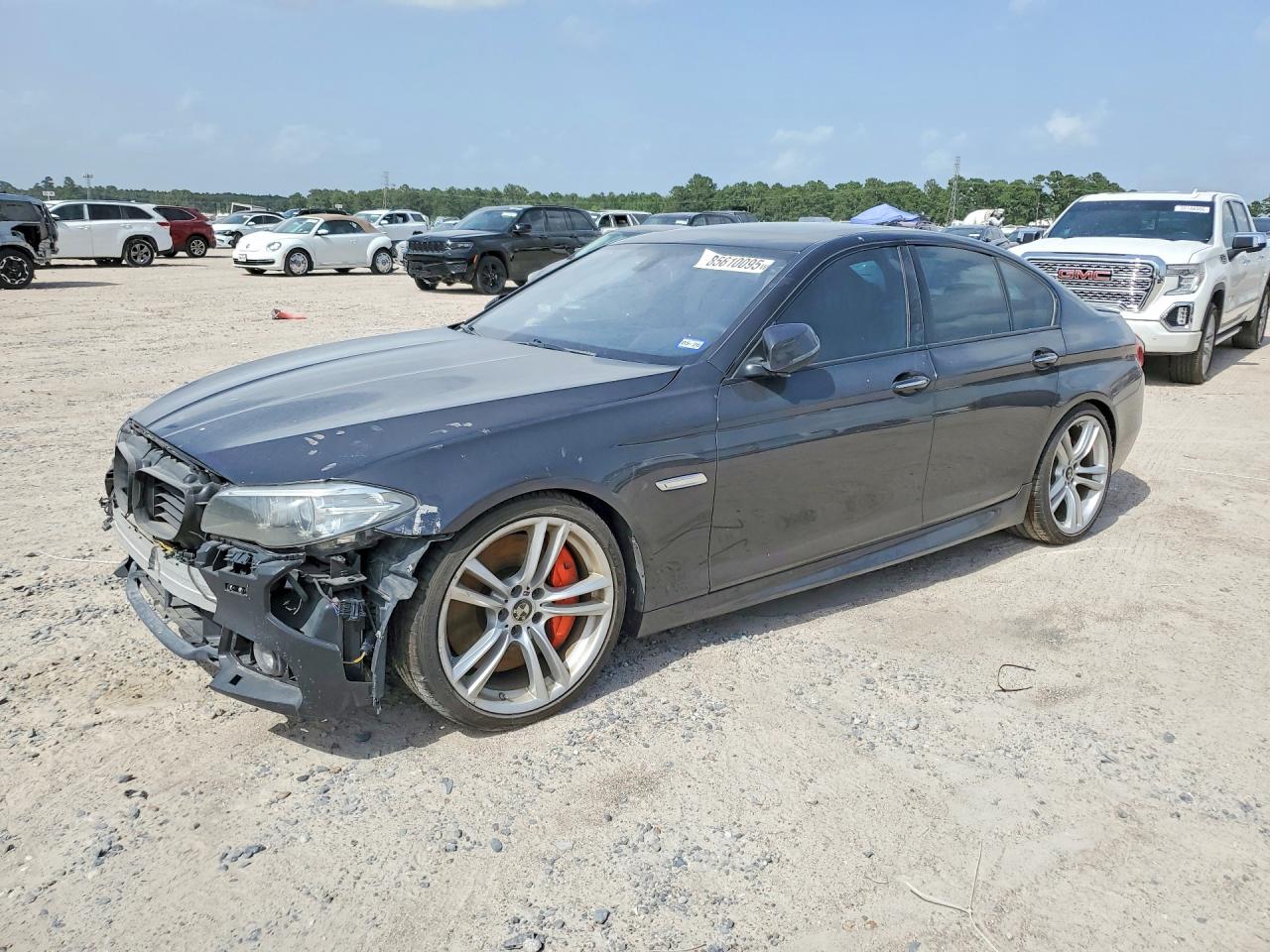 2014 Bmw 550 Xi Gray vin: WBAKP9C5XED692071