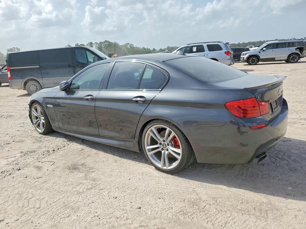 2014 Bmw 550 Xi Gray vin: WBAKP9C5XED692071