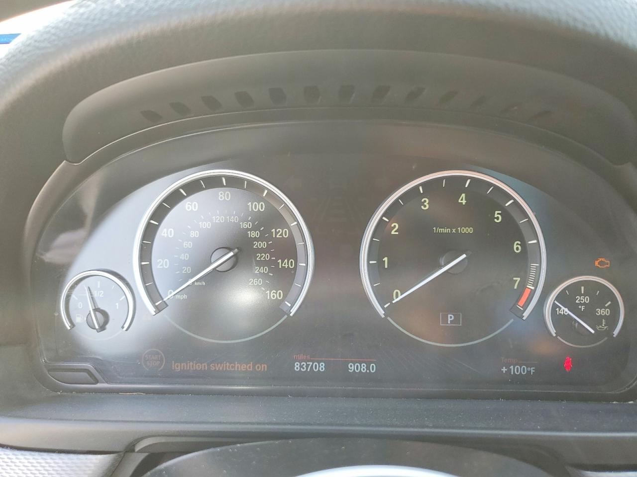 2014 Bmw 550 Xi Gray vin: WBAKP9C5XED692071