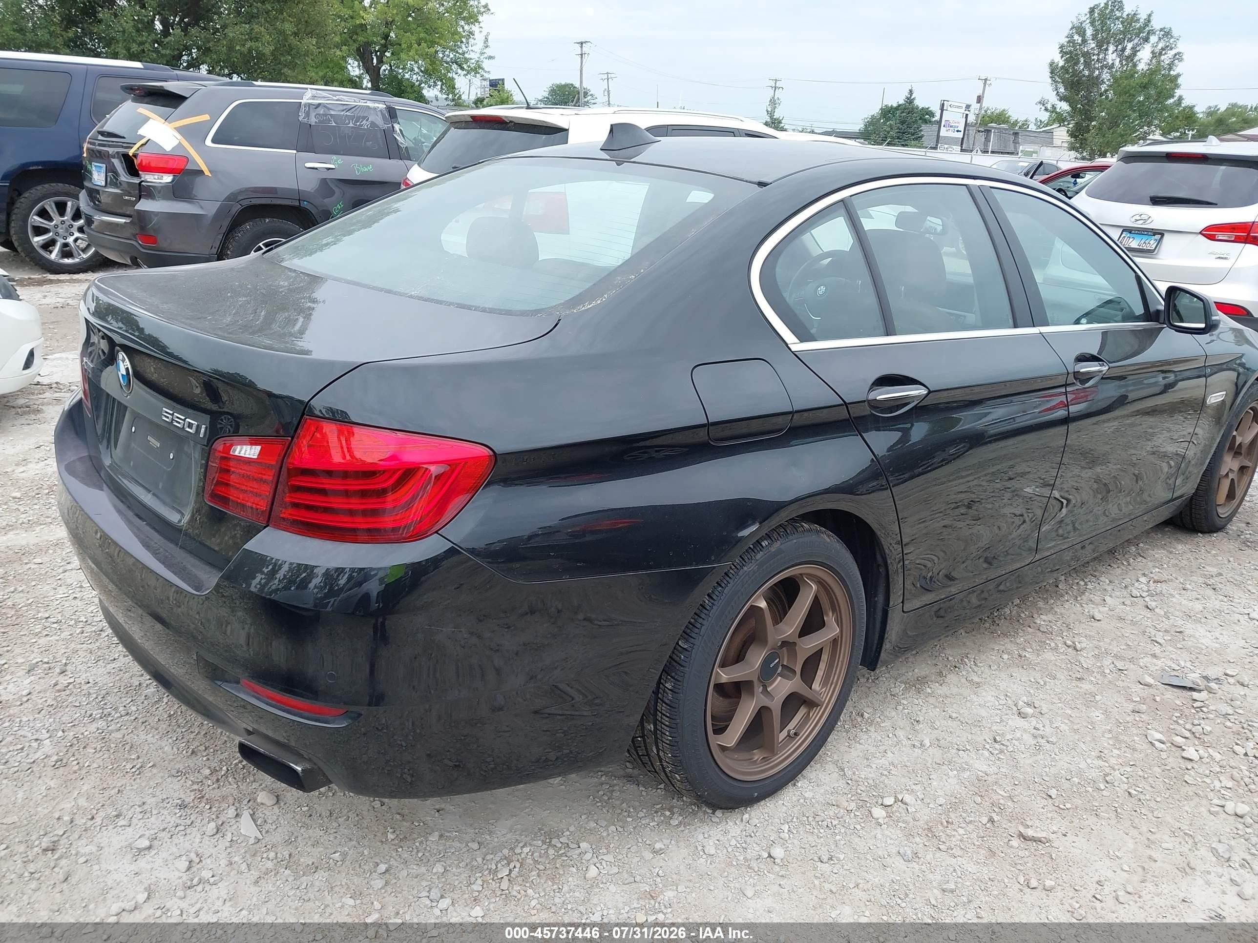 2014 Bmw 550i Xdrive Черный vin: WBAKP9C5XED693446