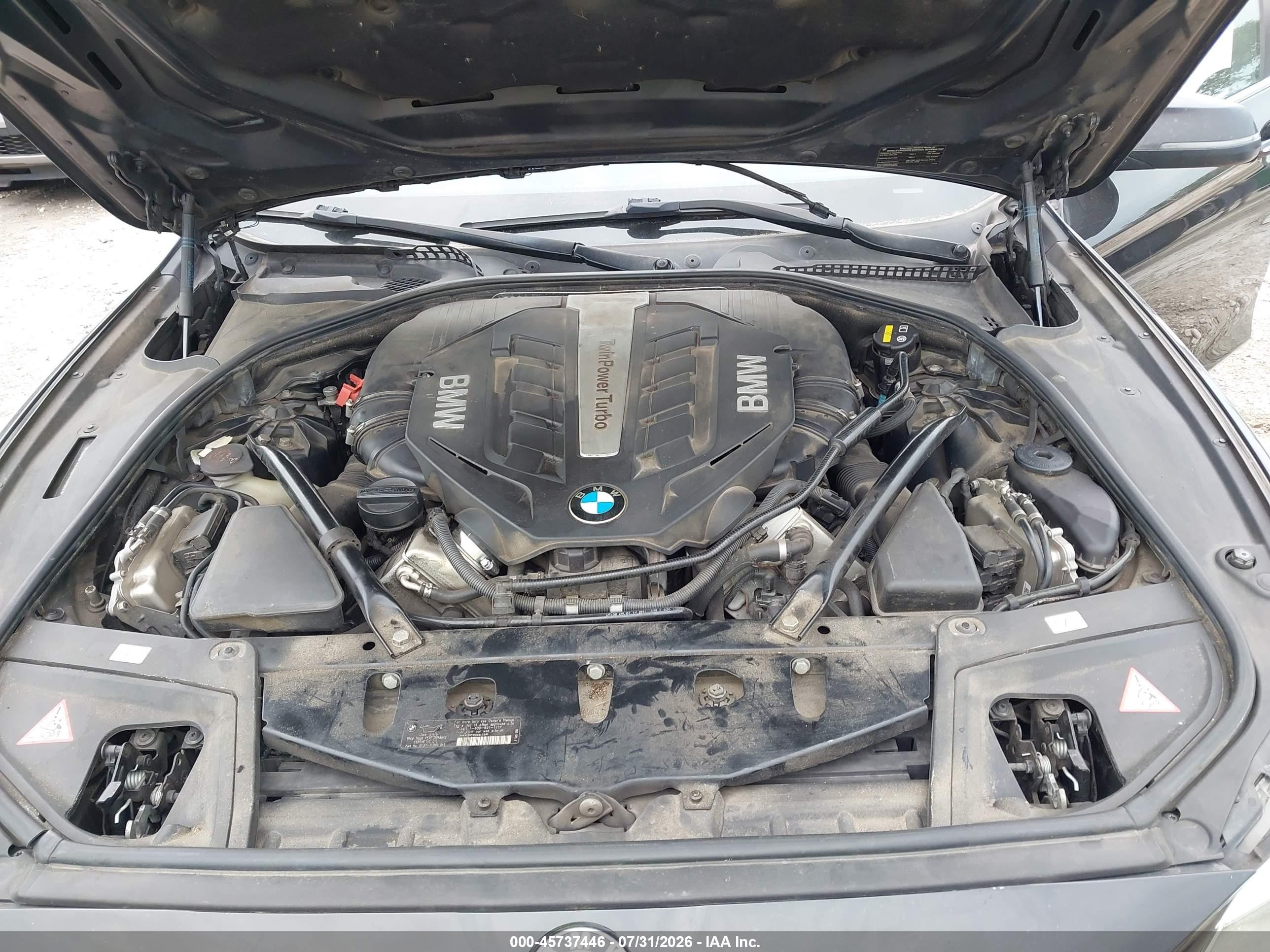 2014 Bmw 550i Xdrive Черный vin: WBAKP9C5XED693446