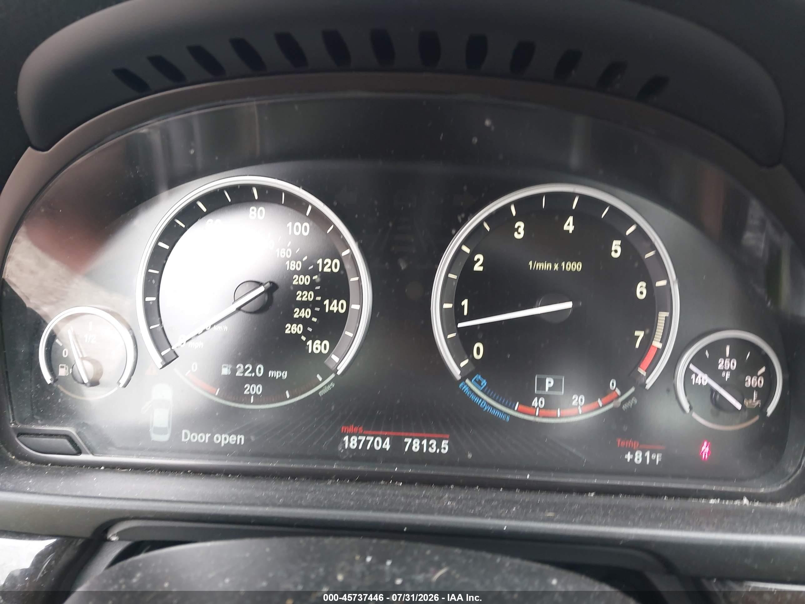 2014 Bmw 550i Xdrive Черный vin: WBAKP9C5XED693446