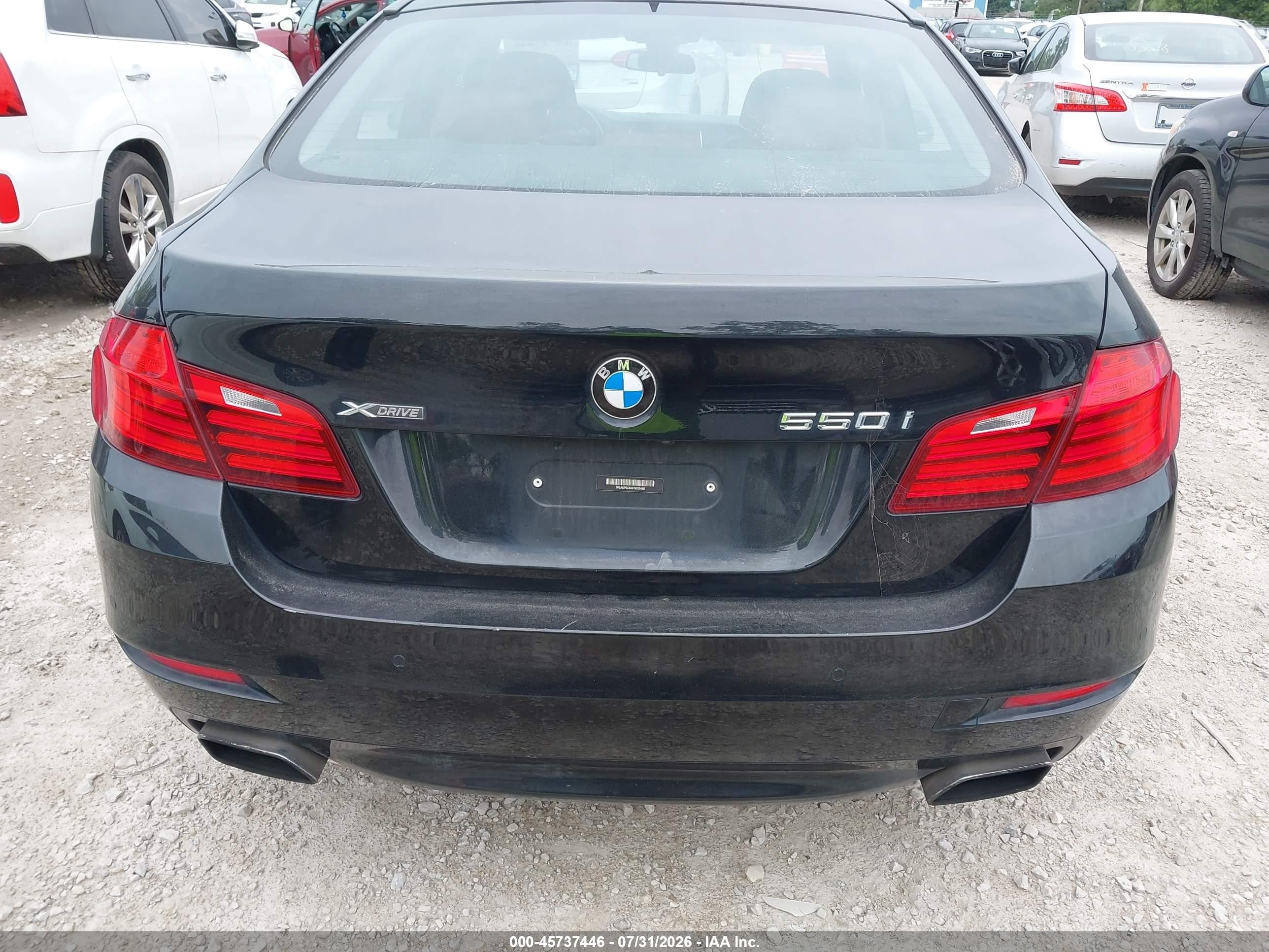 2014 Bmw 550i Xdrive Черный vin: WBAKP9C5XED693446