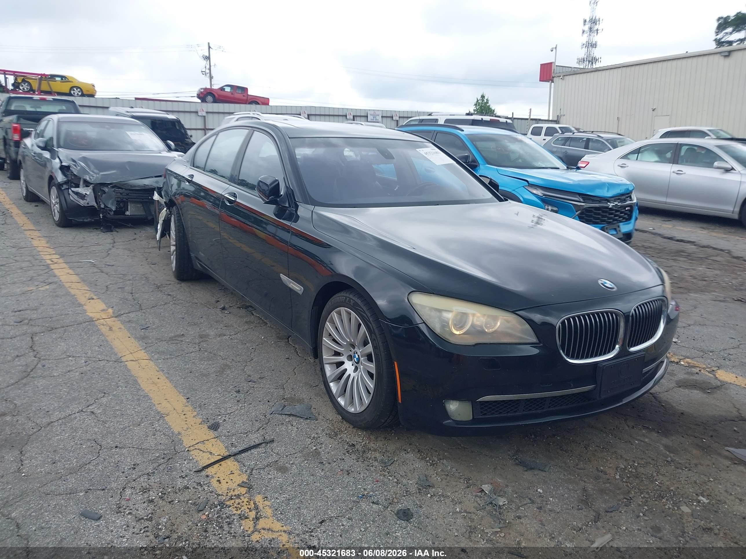 2012 Bmw Activehybrid 750 Black vin: WBAKX6C56CC197173