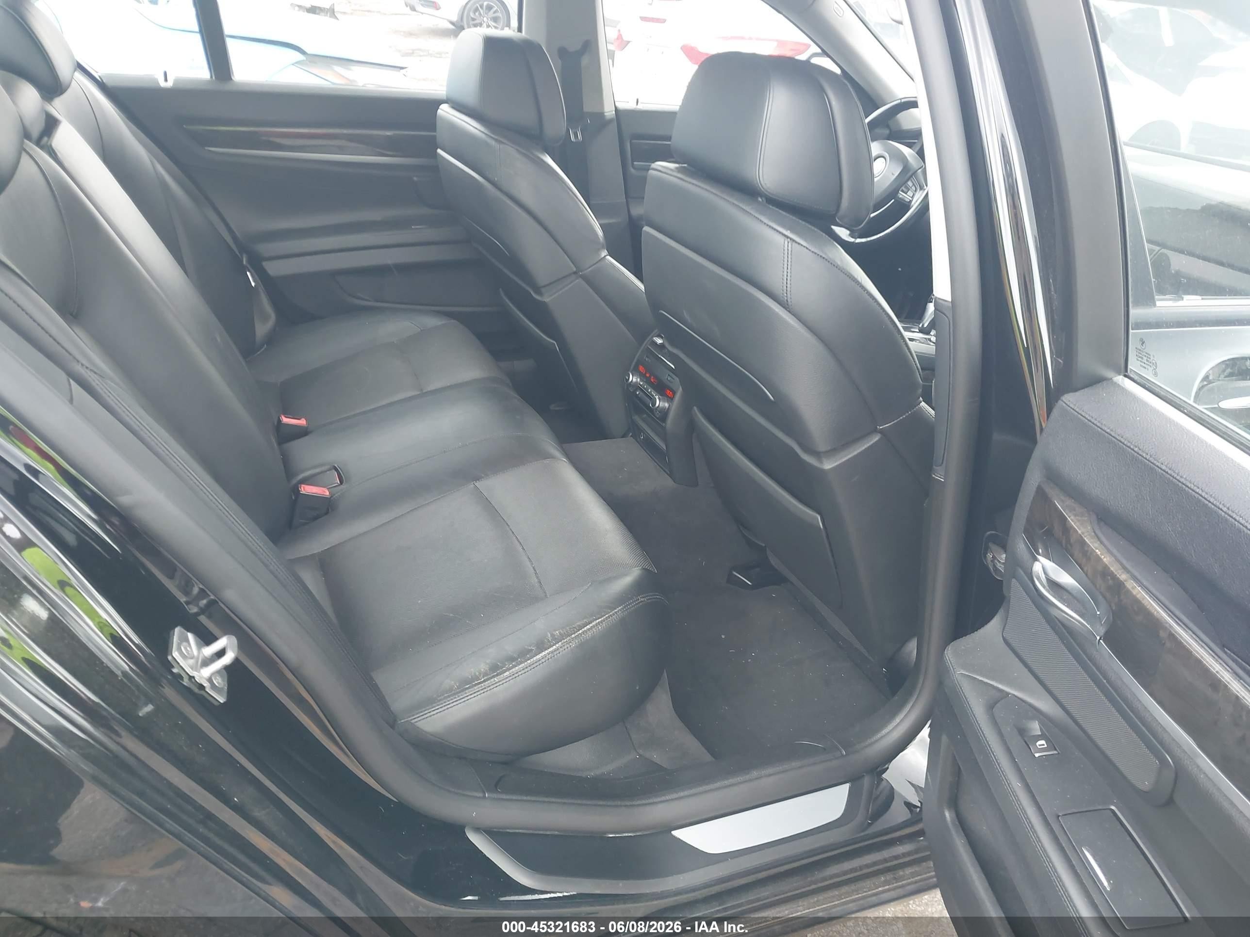 2012 Bmw Activehybrid 750 Черный vin: WBAKX6C56CC197173