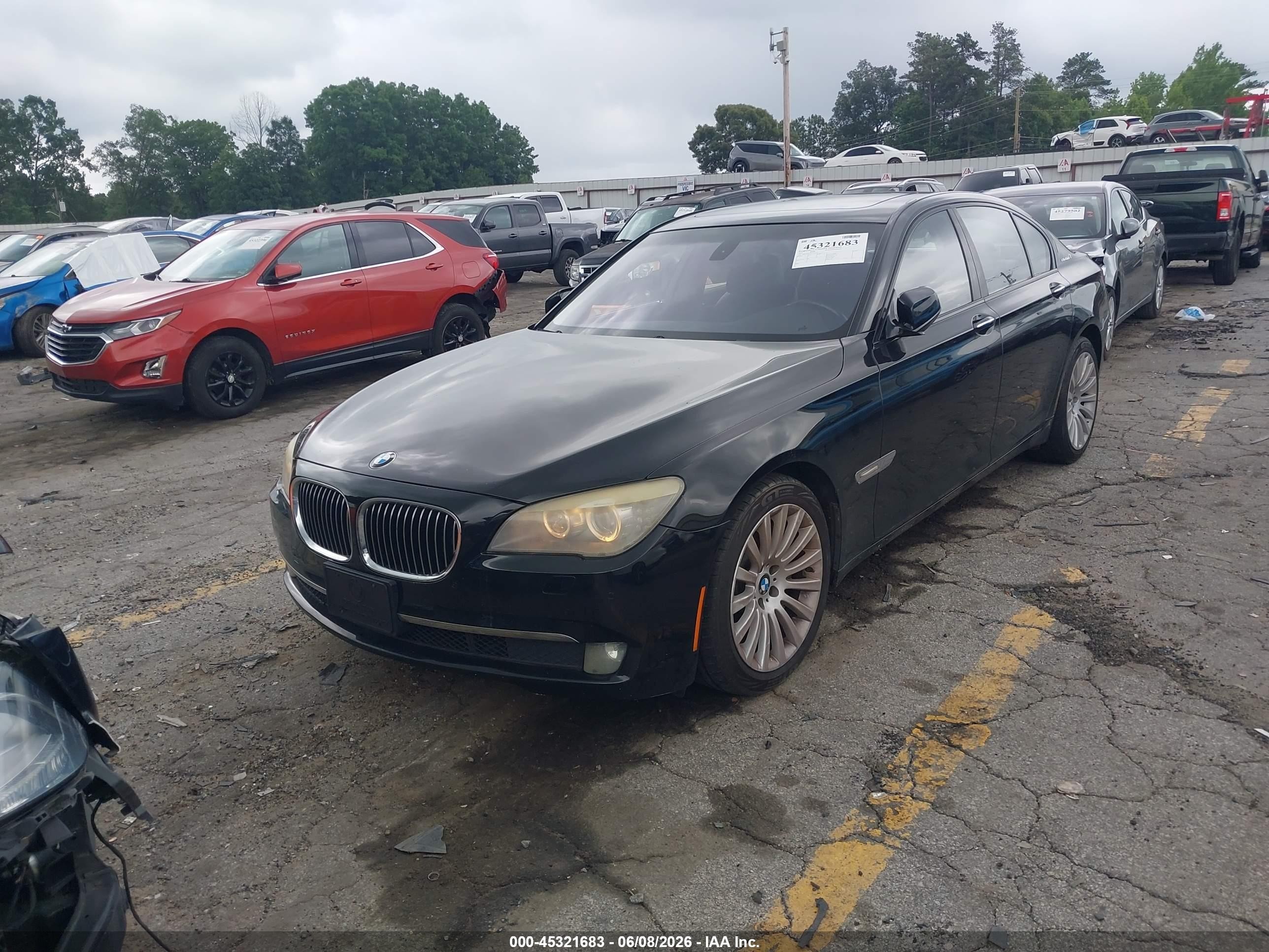 2012 Bmw Activehybrid 750 Черный vin: WBAKX6C56CC197173