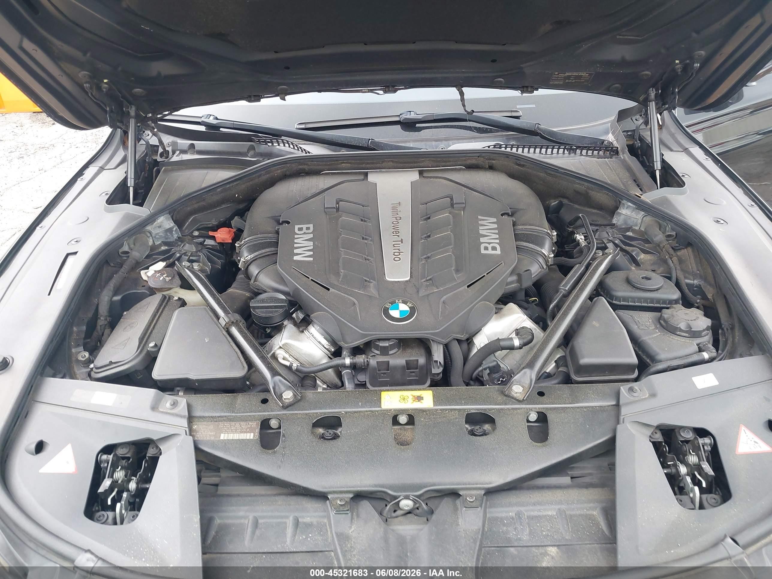 2012 Bmw Activehybrid 750 Черный vin: WBAKX6C56CC197173