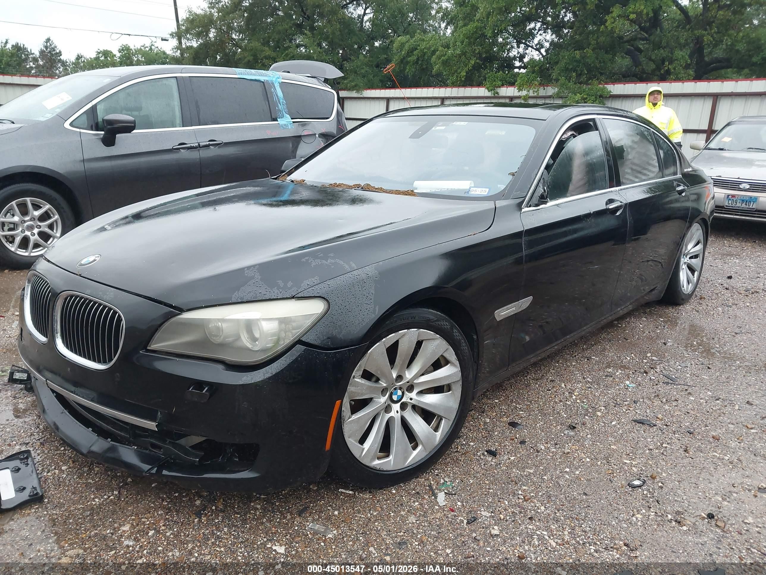 2011 Bmw Activehybrid 750li   Black vin: WBAKX8C51BC198340