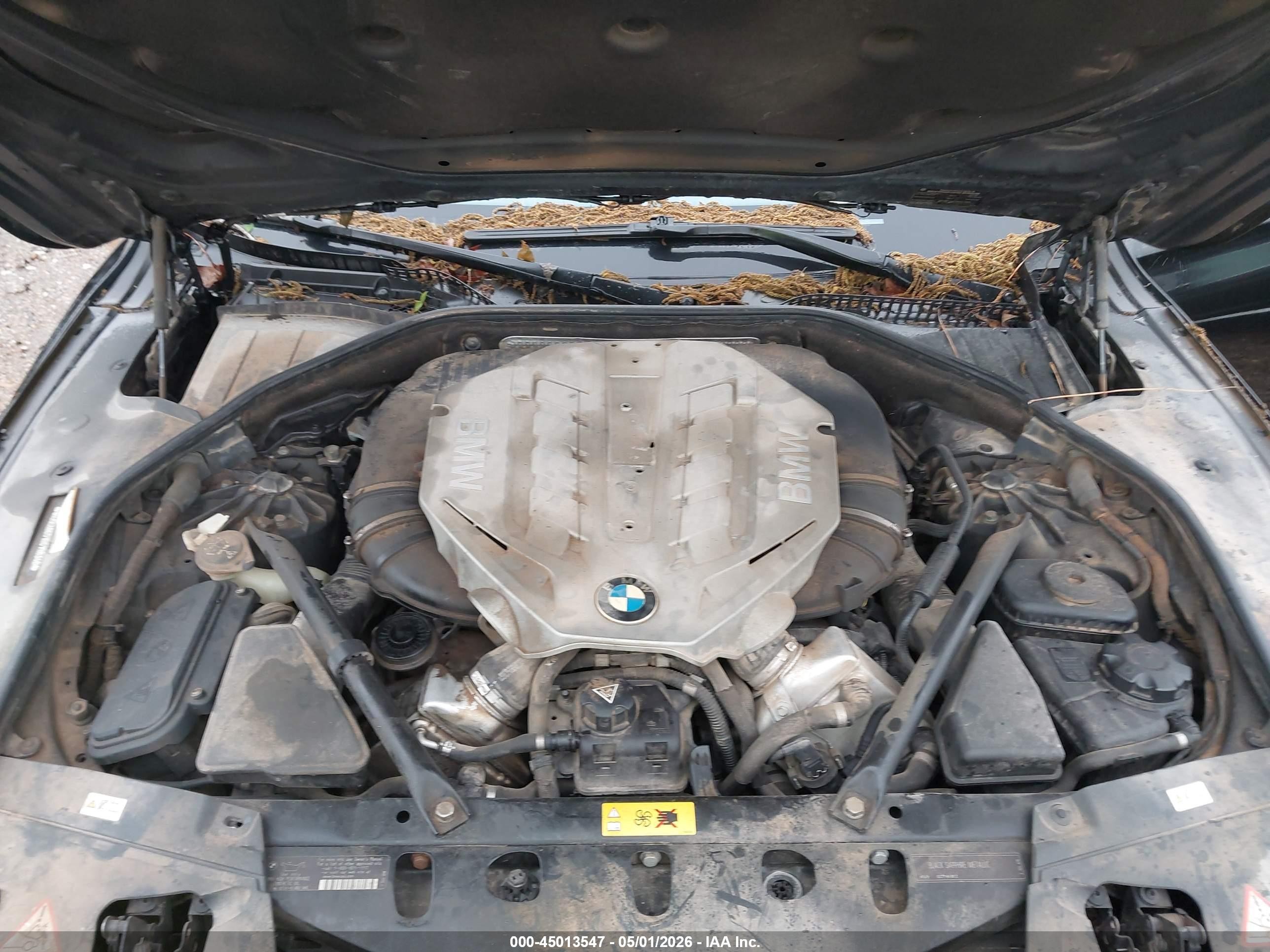 2011 Bmw Activehybrid 750li   Black vin: WBAKX8C51BC198340