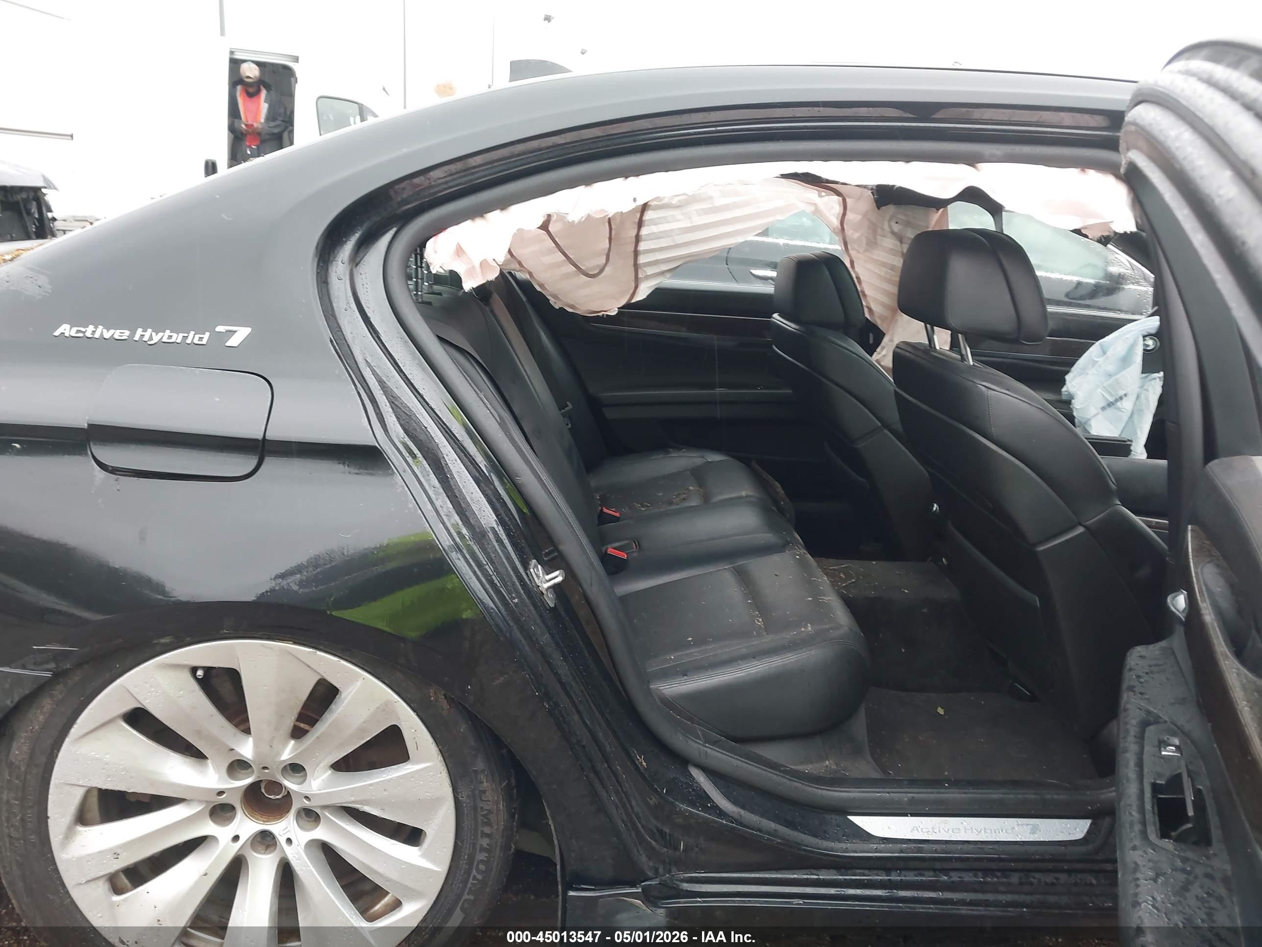 2011 Bmw Activehybrid 750li   Black vin: WBAKX8C51BC198340