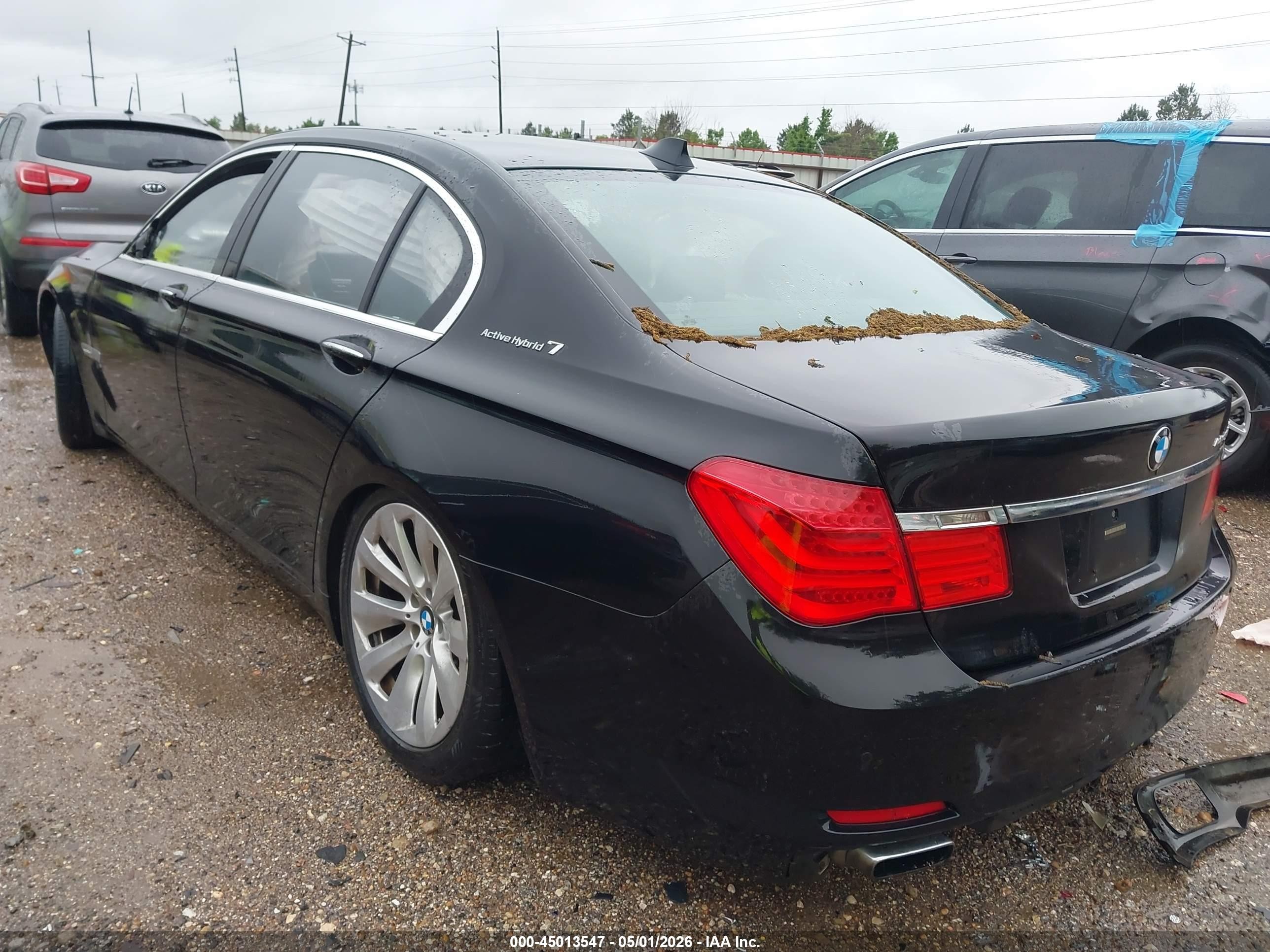 2011 Bmw Activehybrid 750li   Black vin: WBAKX8C51BC198340