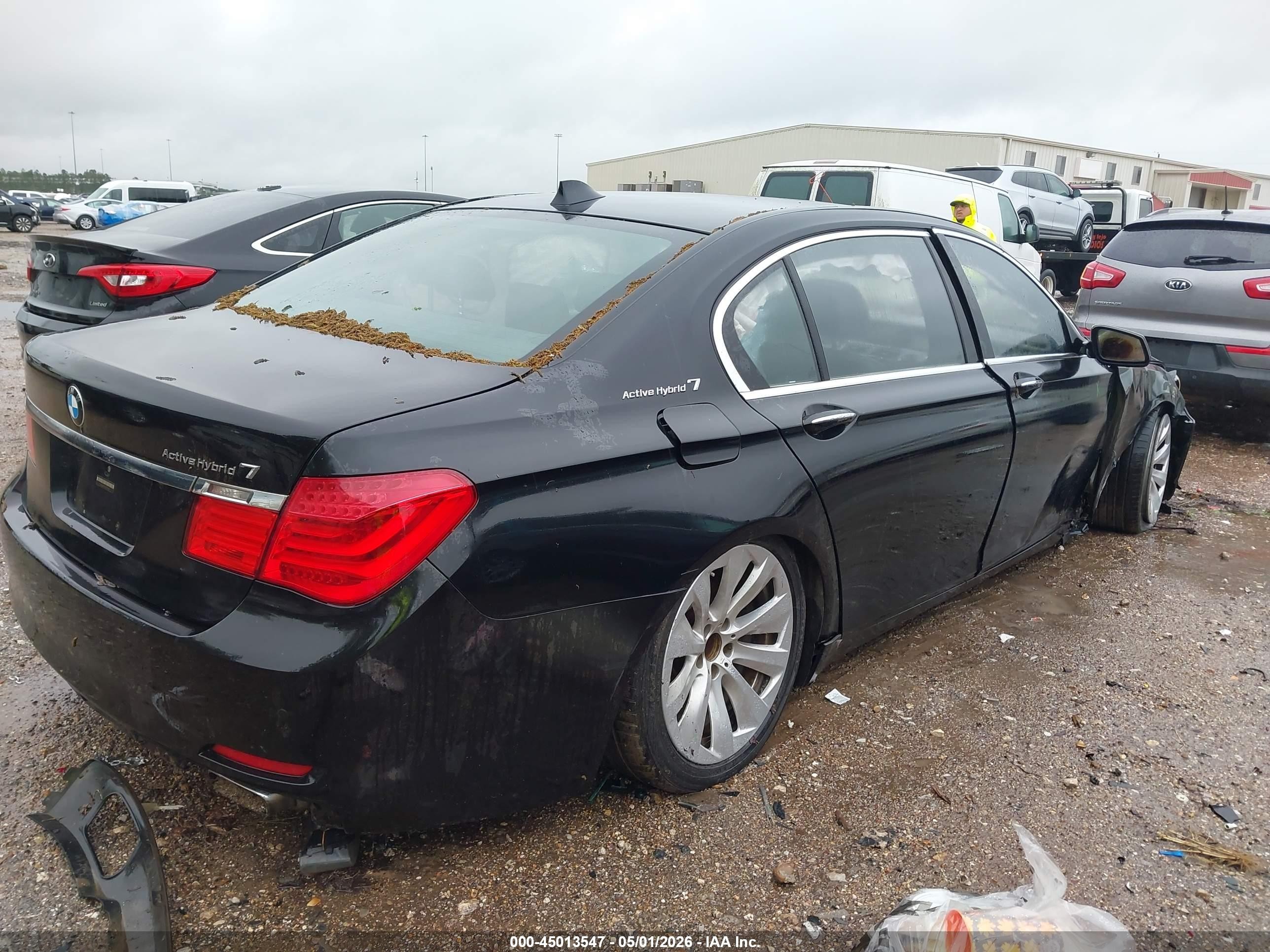 2011 Bmw Activehybrid 750li   Black vin: WBAKX8C51BC198340