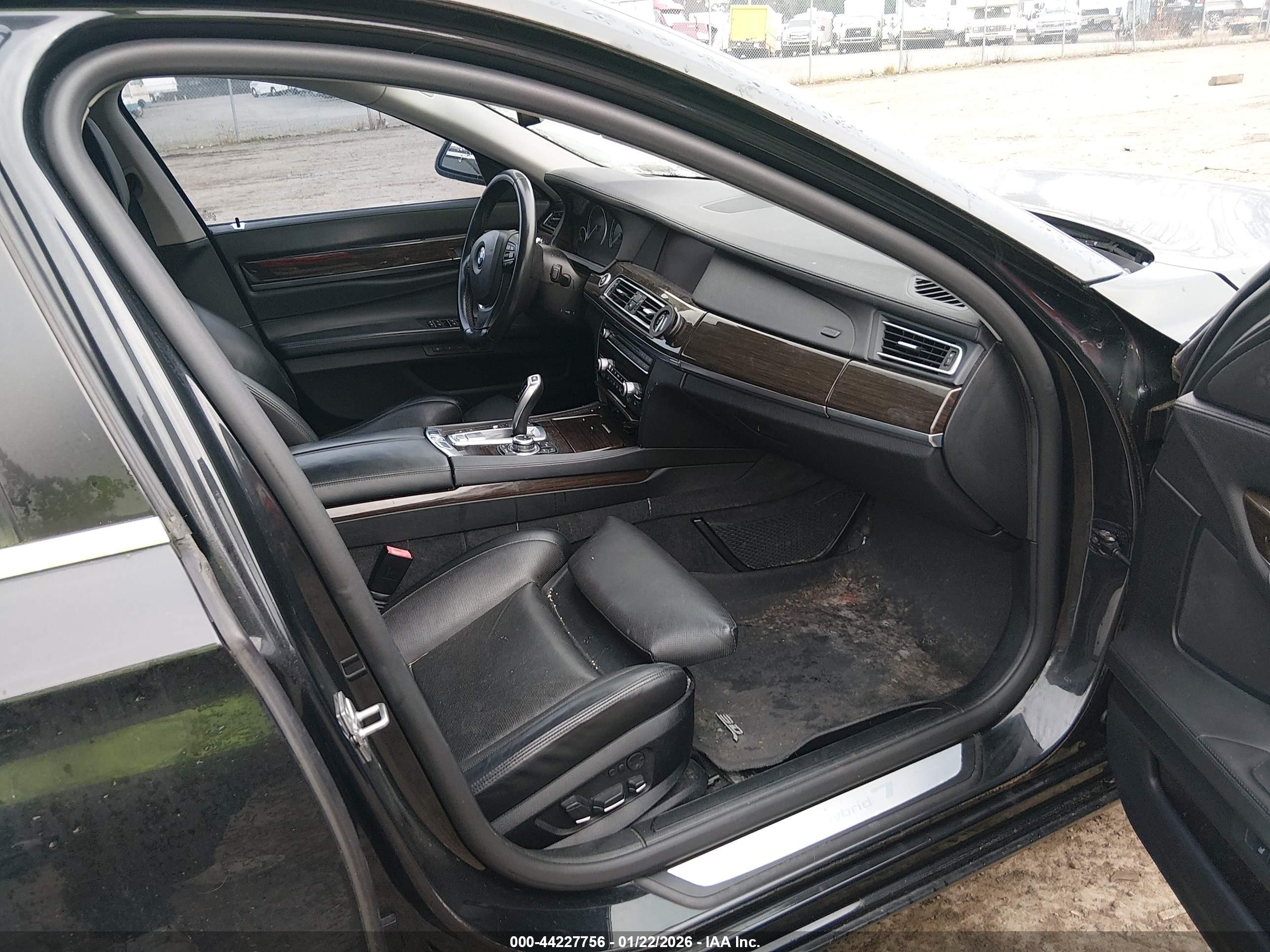 2012 Bmw Activehybrid 750li   Черный vin: WBAKX8C51CC198470