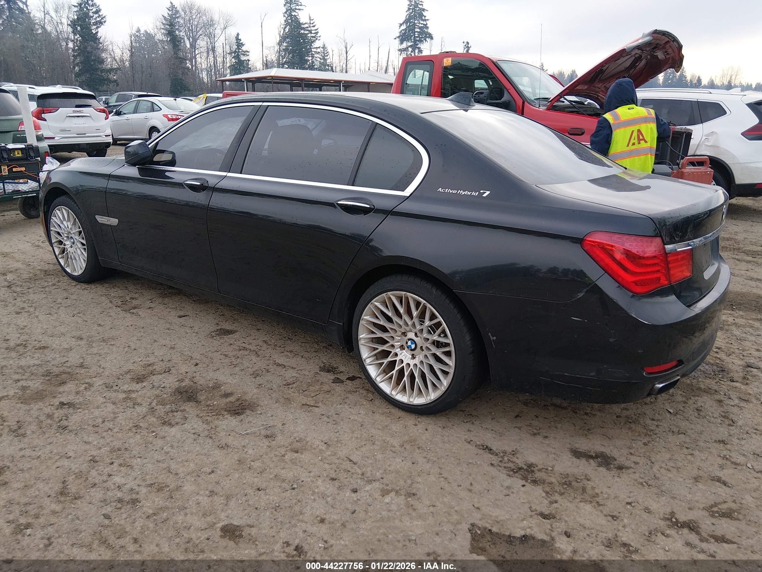 2012 Bmw Activehybrid 750li   Черный vin: WBAKX8C51CC198470