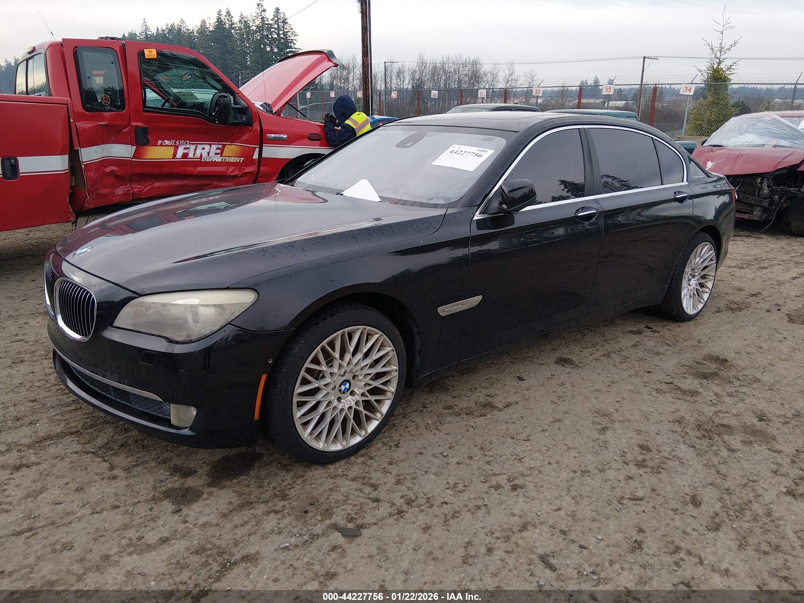 2012 Bmw Activehybrid 750li   Черный vin: WBAKX8C51CC198470