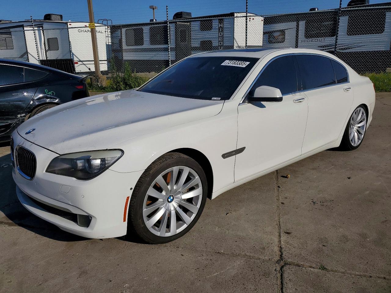 2011 Bmw 750 Li Белый vin: WBAKX8C52BC198217