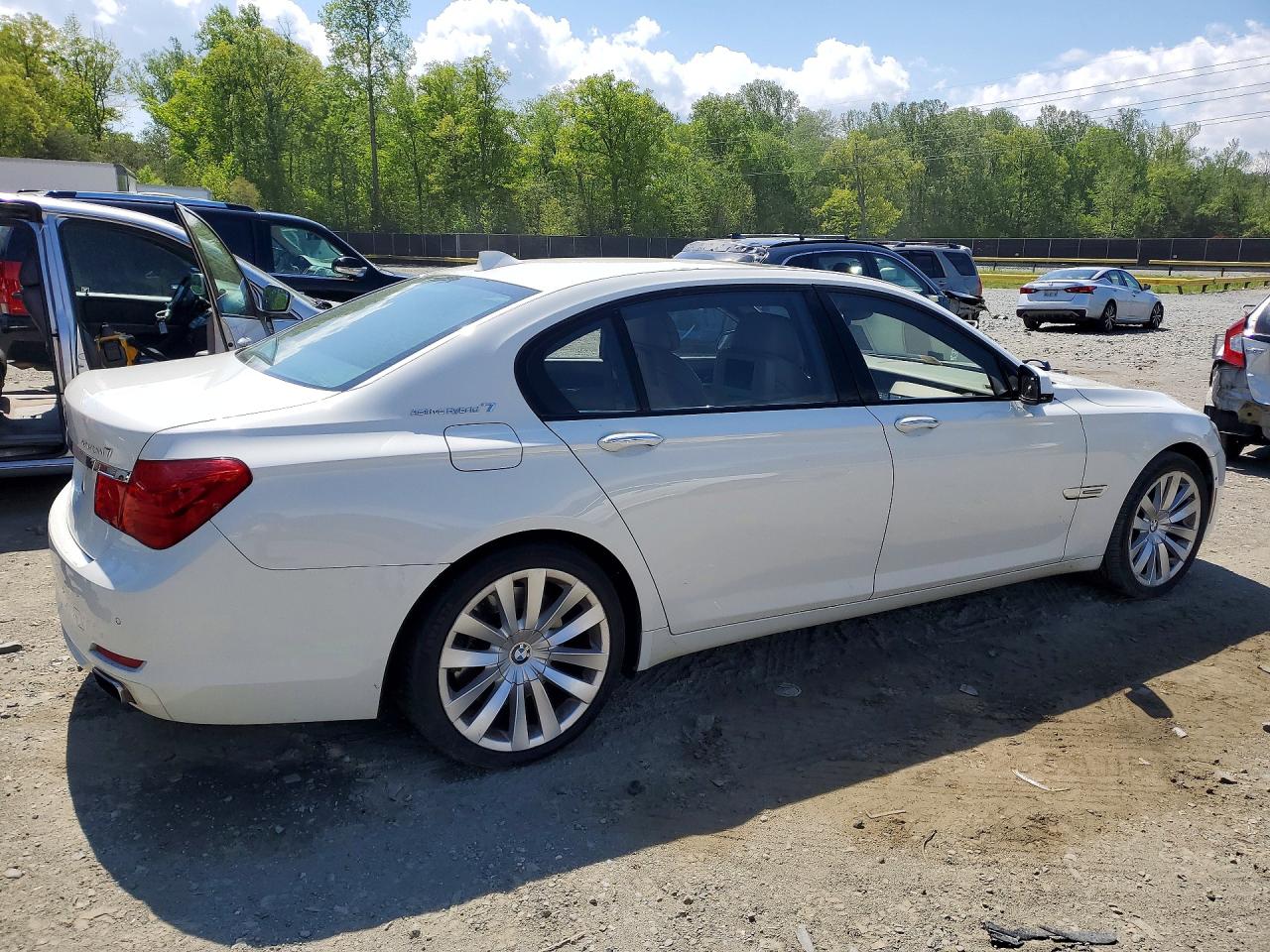 2011 Bmw 750 Li White vin: WBAKX8C54BC198137