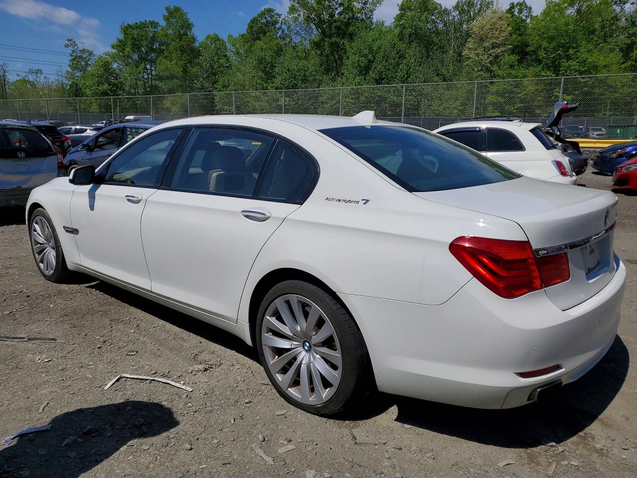 2011 Bmw 750 Li White vin: WBAKX8C54BC198137