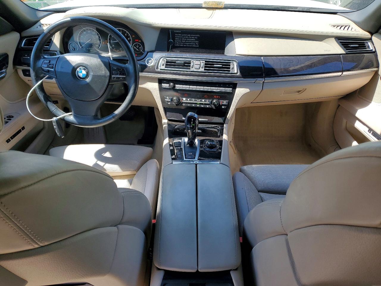 2011 Bmw 750 Li White vin: WBAKX8C54BC198137