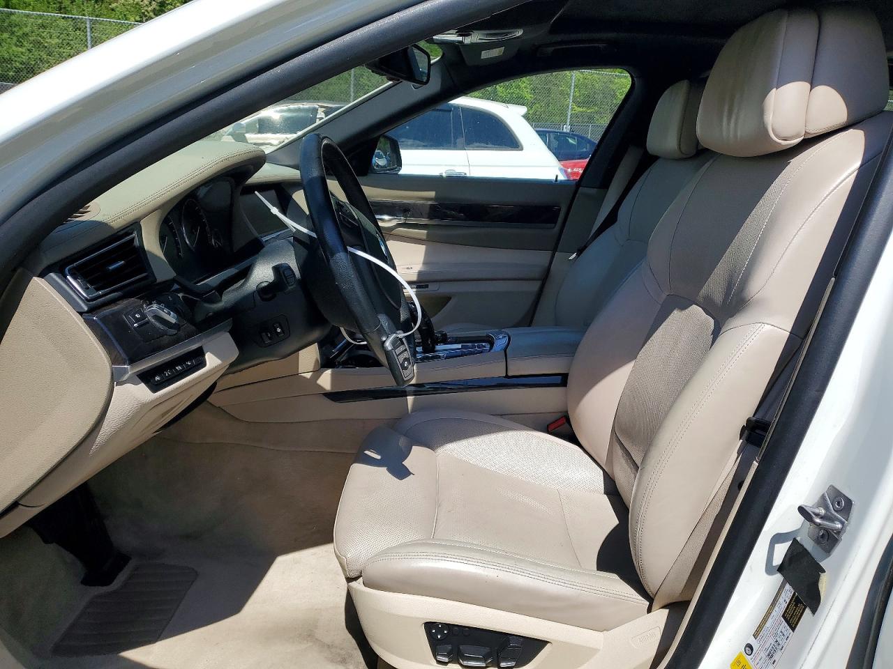 2011 Bmw 750 Li White vin: WBAKX8C54BC198137