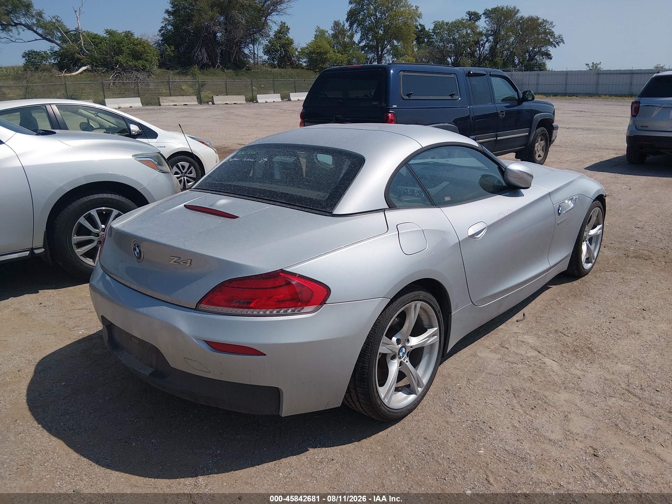 2015 Bmw Z4 Sdrive28i Silver vin: WBALL5C55FP557508