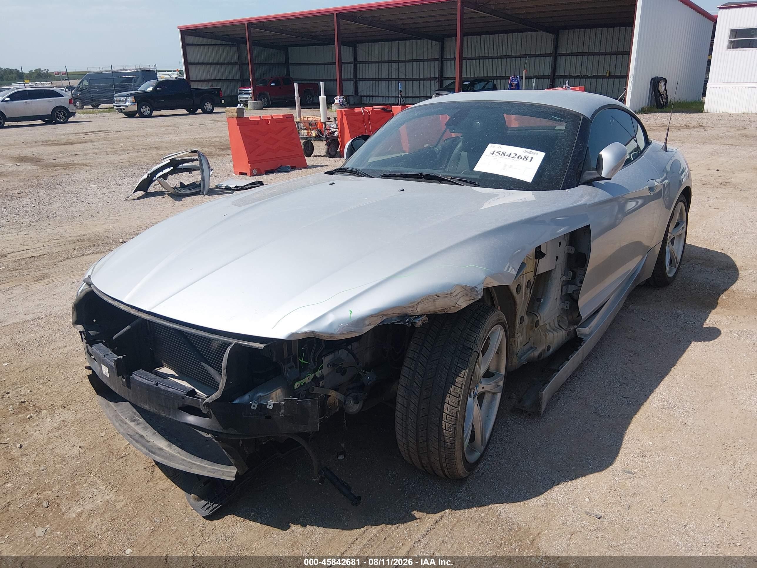 2015 Bmw Z4 Sdrive28i Silver vin: WBALL5C55FP557508