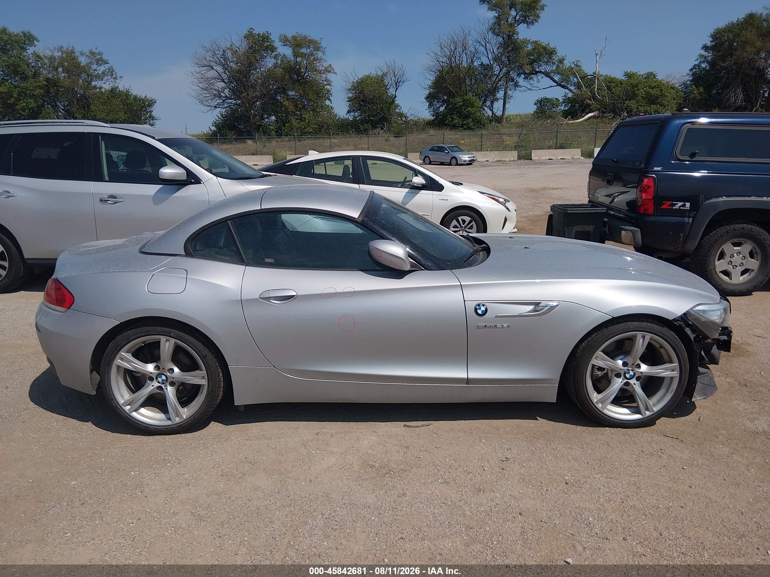 2015 Bmw Z4 Sdrive28i Silver vin: WBALL5C55FP557508
