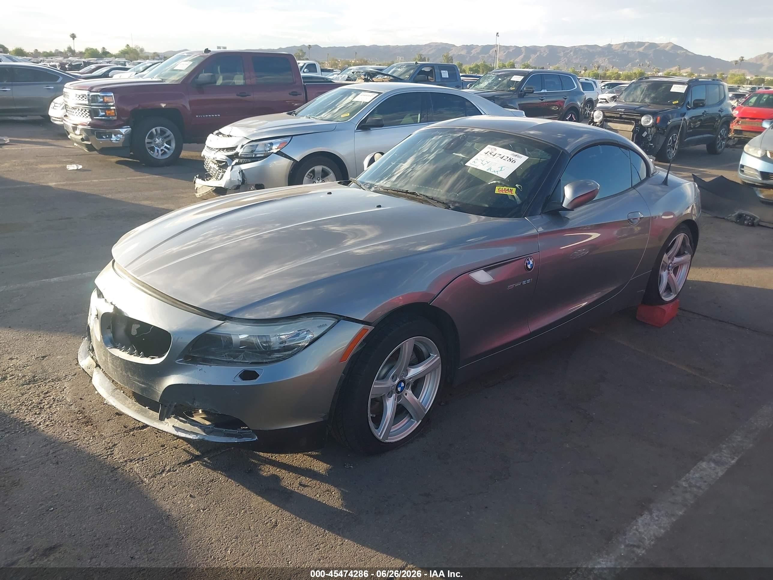 2012 Bmw Z4 Sdrive28i Gray vin: WBALL5C56CE716883