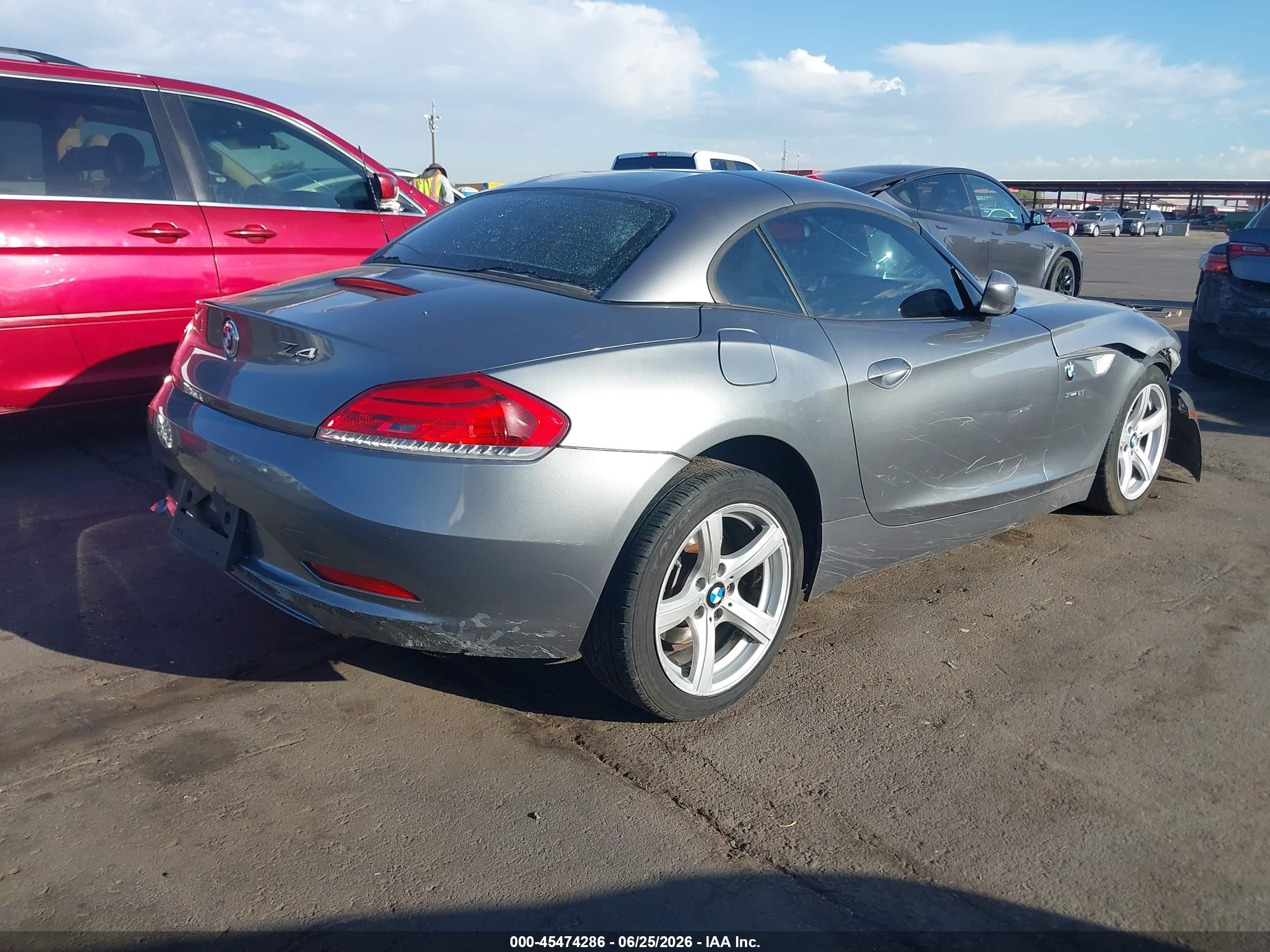 2012 Bmw Z4 Sdrive28i Gray vin: WBALL5C56CE716883