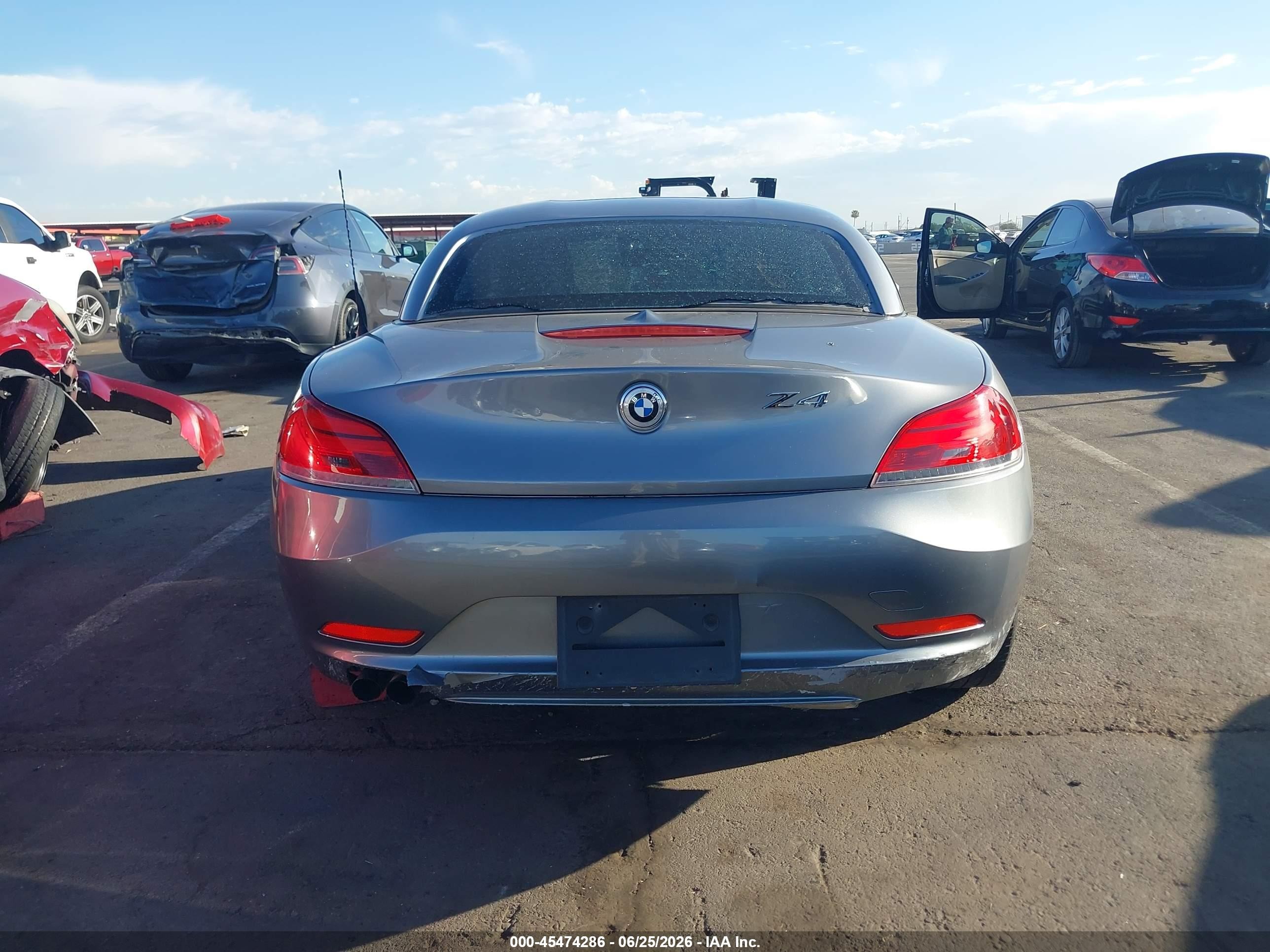 2012 Bmw Z4 Sdrive28i Gray vin: WBALL5C56CE716883