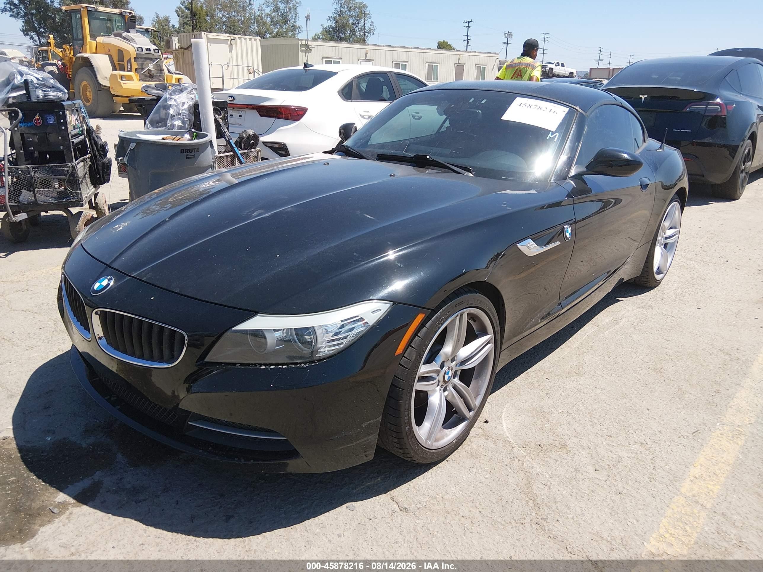 2013 Bmw Z4 Sdrive28i Black vin: WBALL5C57DJ104085