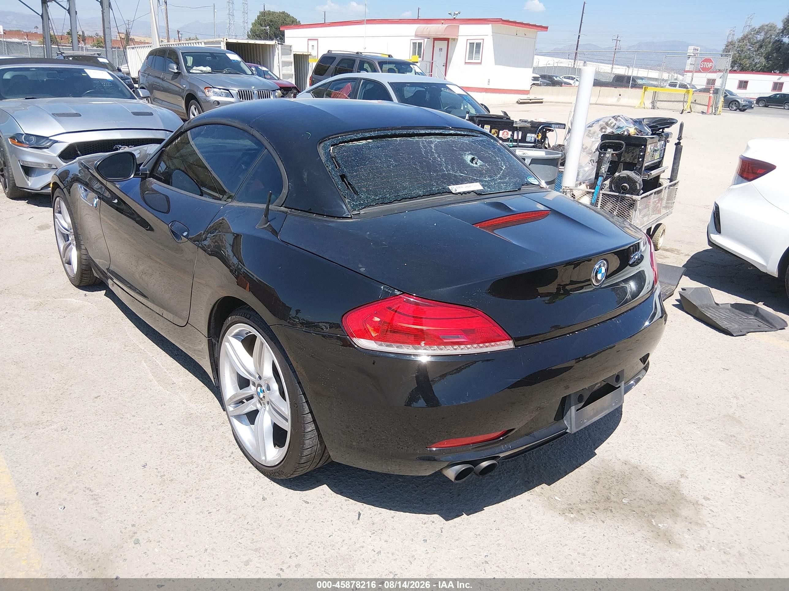 2013 Bmw Z4 Sdrive28i Black vin: WBALL5C57DJ104085