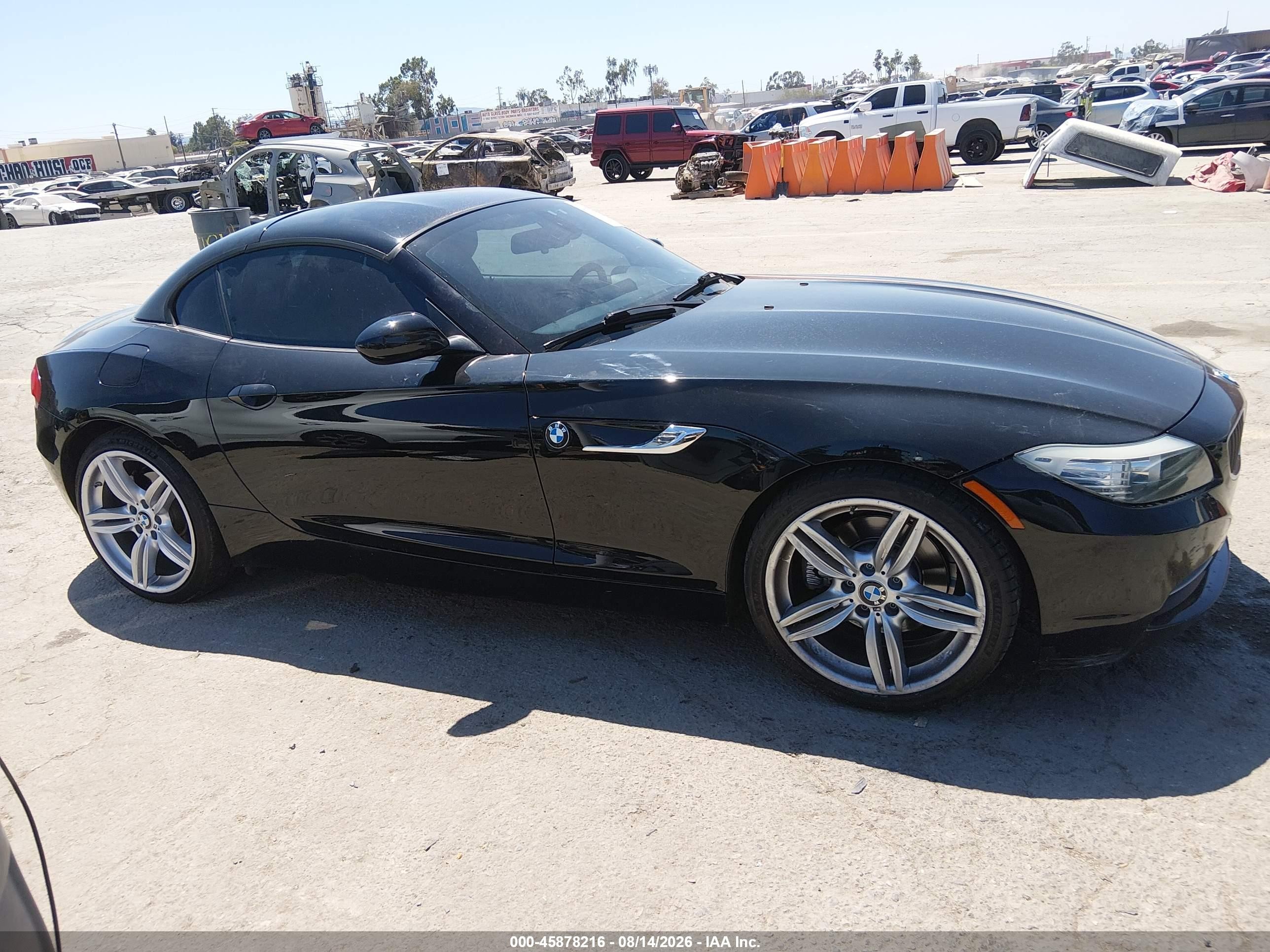 2013 Bmw Z4 Sdrive28i Black vin: WBALL5C57DJ104085