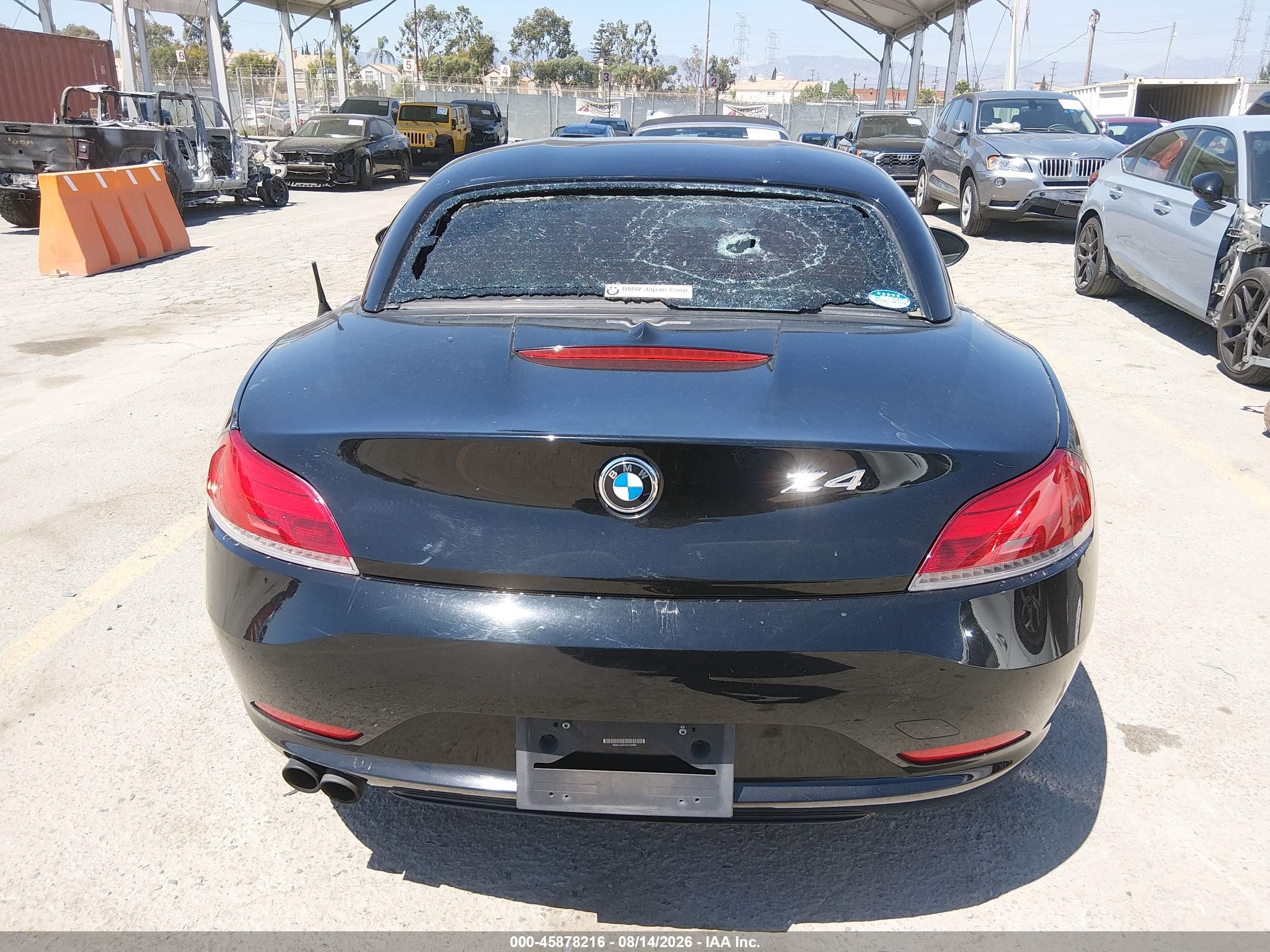 2013 Bmw Z4 Sdrive28i Black vin: WBALL5C57DJ104085