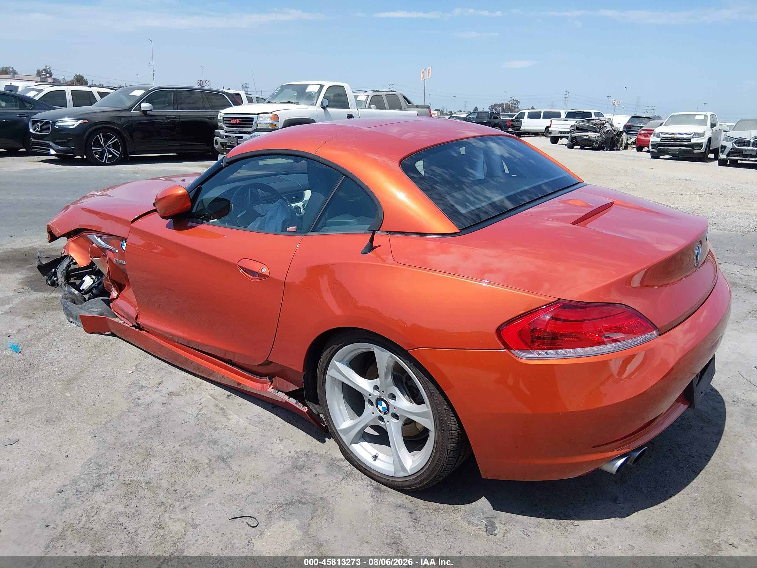 2014 Bmw Z4 Sdrive28i Orange vin: WBALL5C58EJ105439