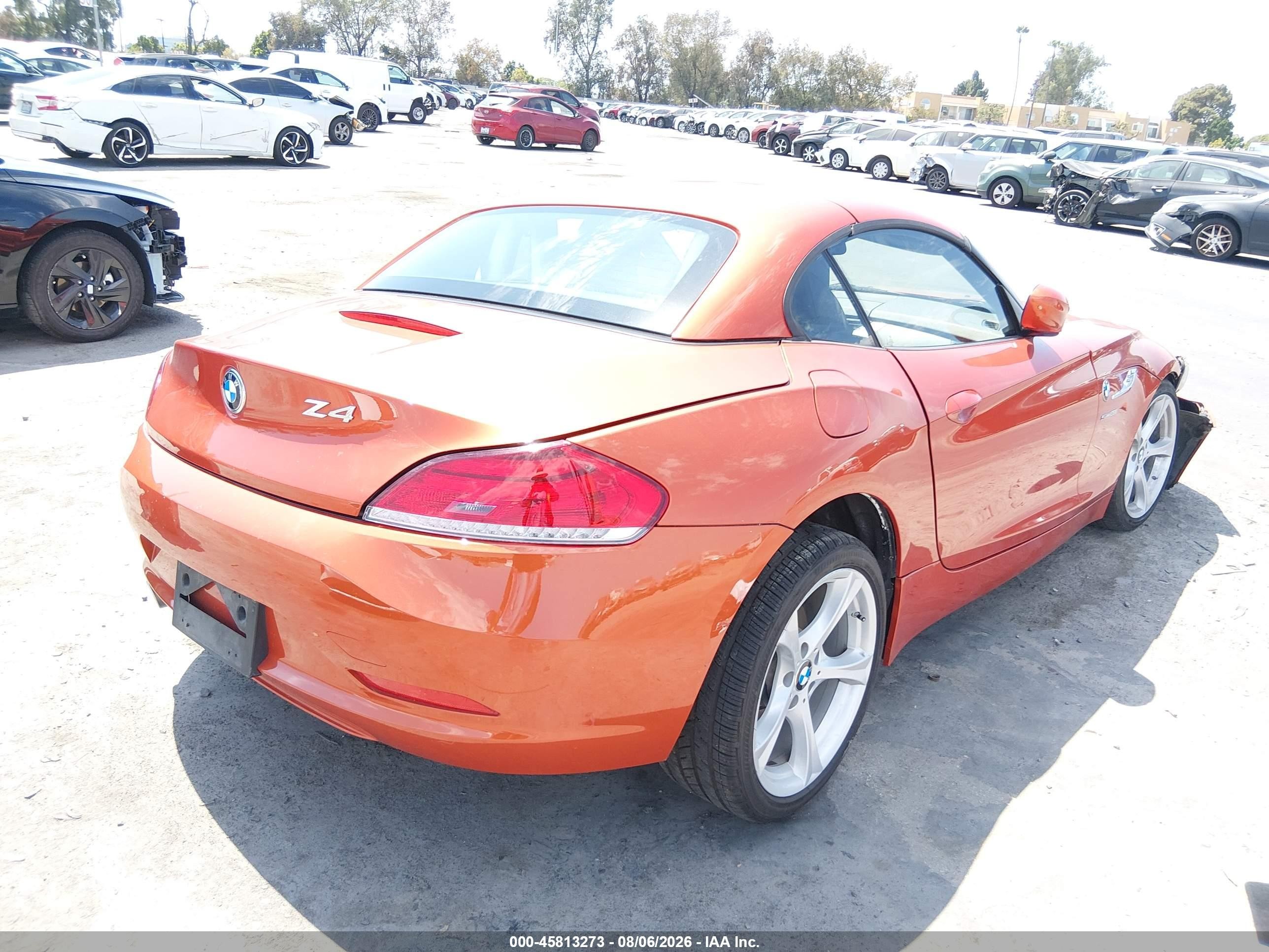 2014 Bmw Z4 Sdrive28i Orange vin: WBALL5C58EJ105439