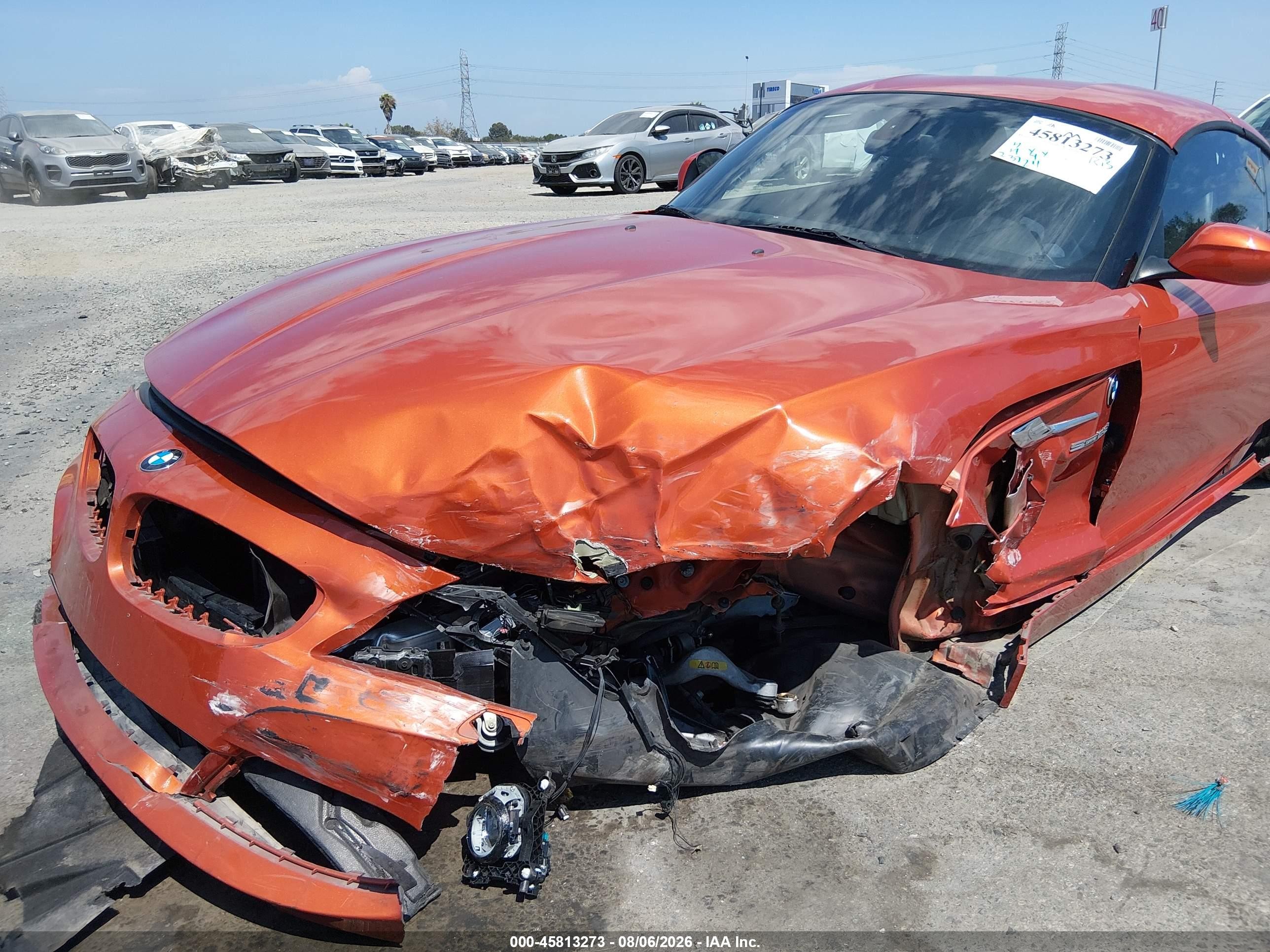2014 Bmw Z4 Sdrive28i Orange vin: WBALL5C58EJ105439