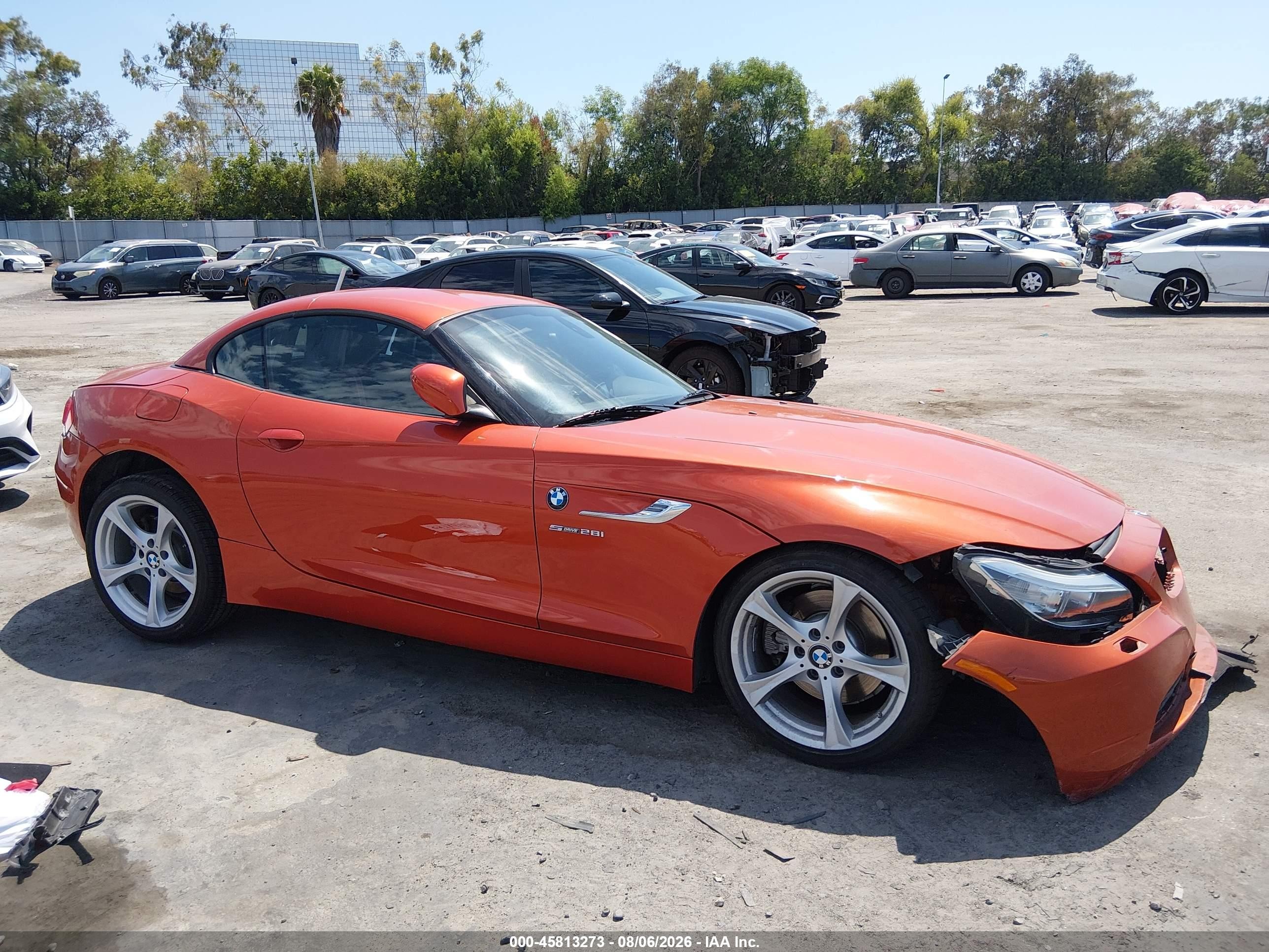 2014 Bmw Z4 Sdrive28i Orange vin: WBALL5C58EJ105439
