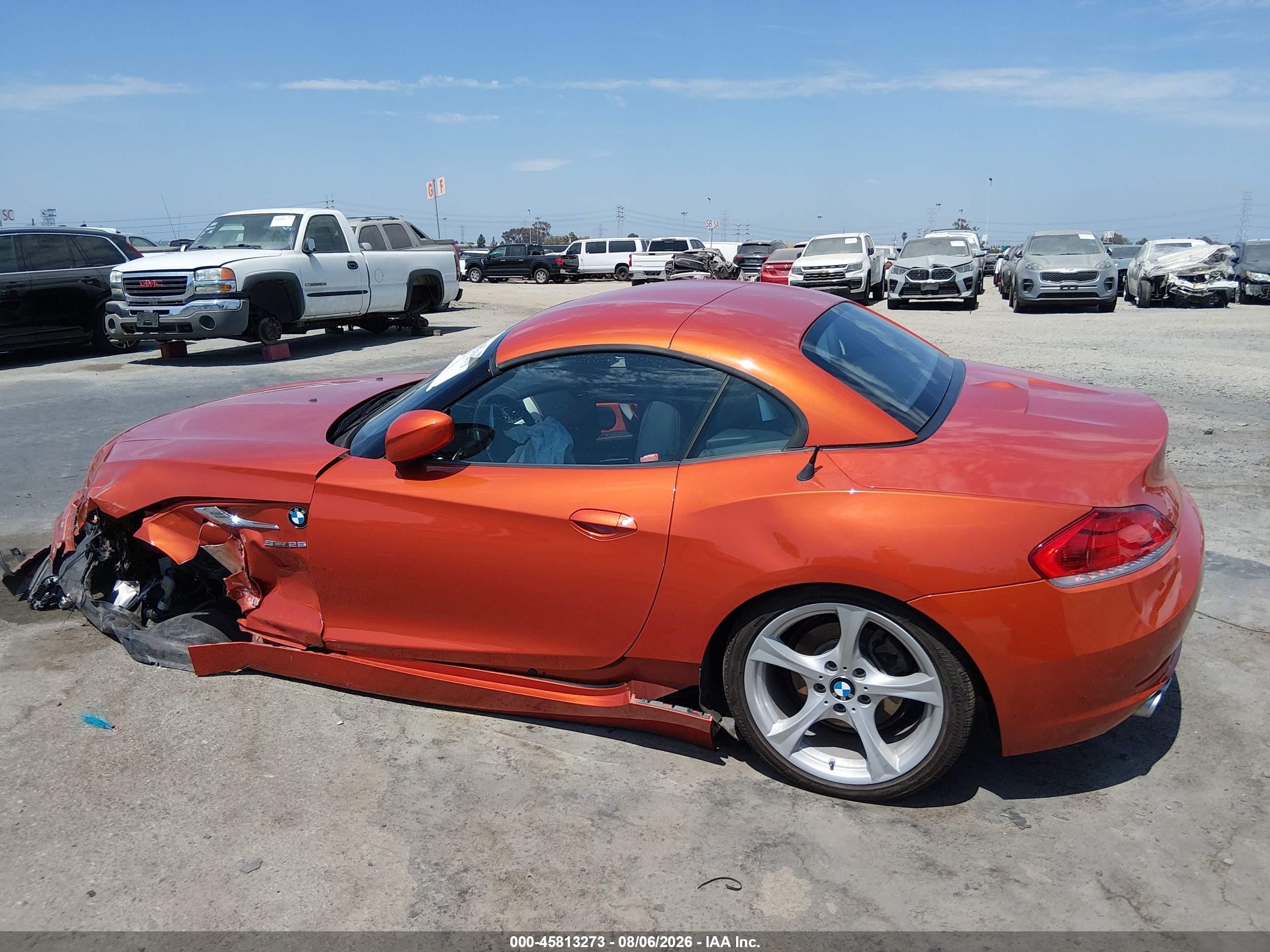 2014 Bmw Z4 Sdrive28i Orange vin: WBALL5C58EJ105439