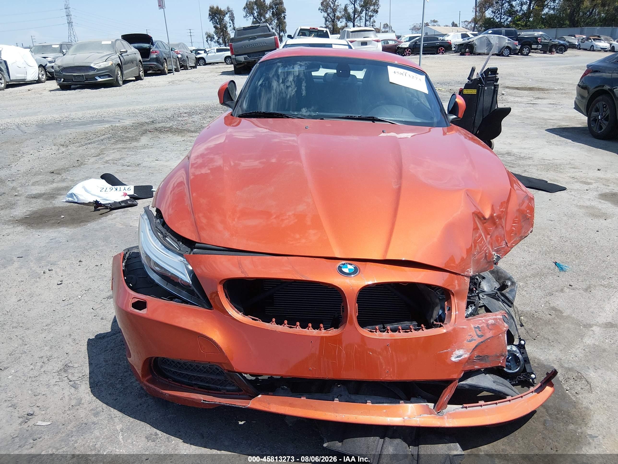 2014 Bmw Z4 Sdrive28i Orange vin: WBALL5C58EJ105439