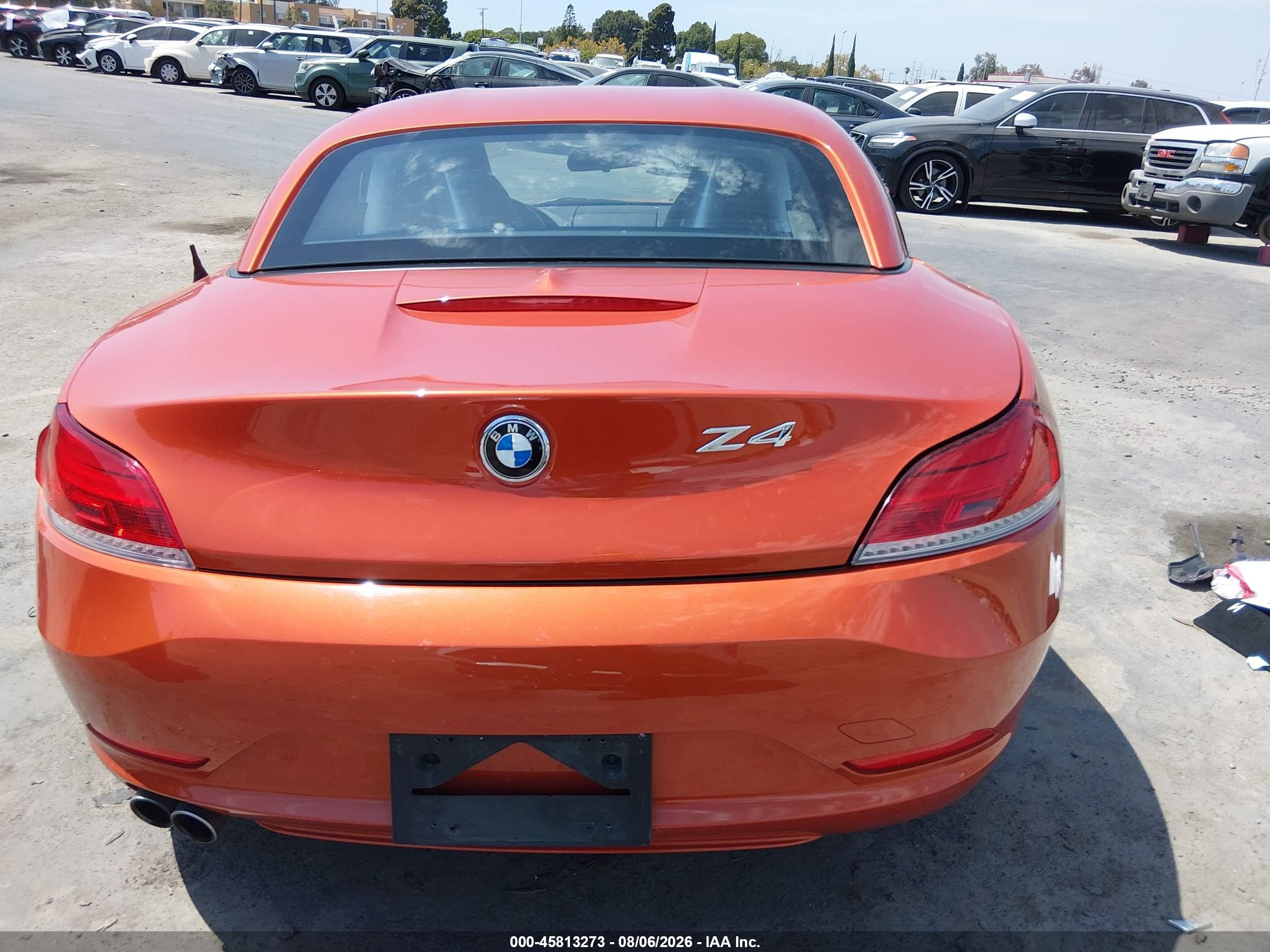 2014 Bmw Z4 Sdrive28i Orange vin: WBALL5C58EJ105439