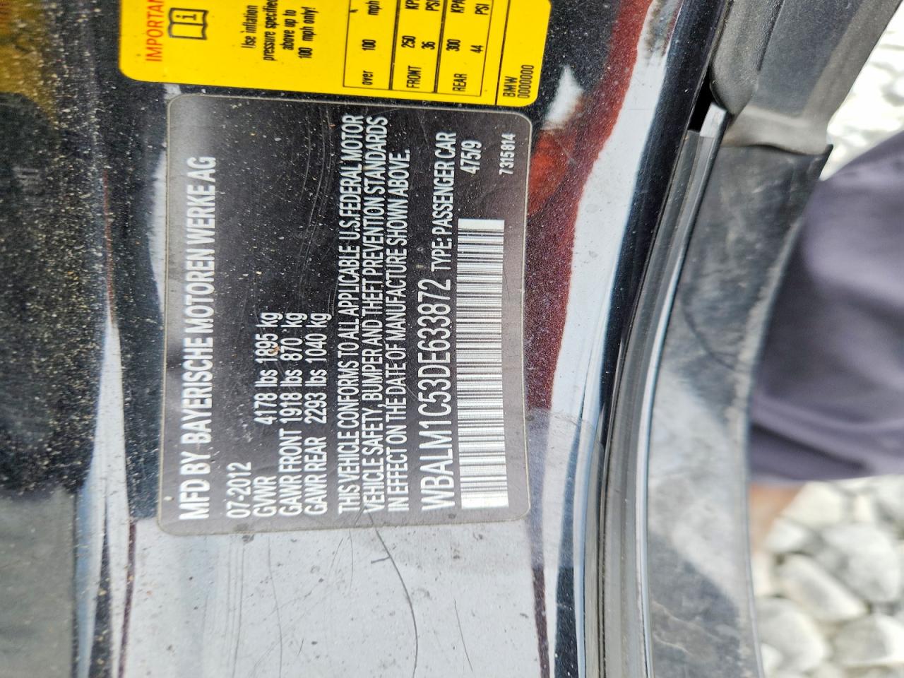 2013 Bmw Z4 Sdrive35is Black vin: WBALM1C53DE633872